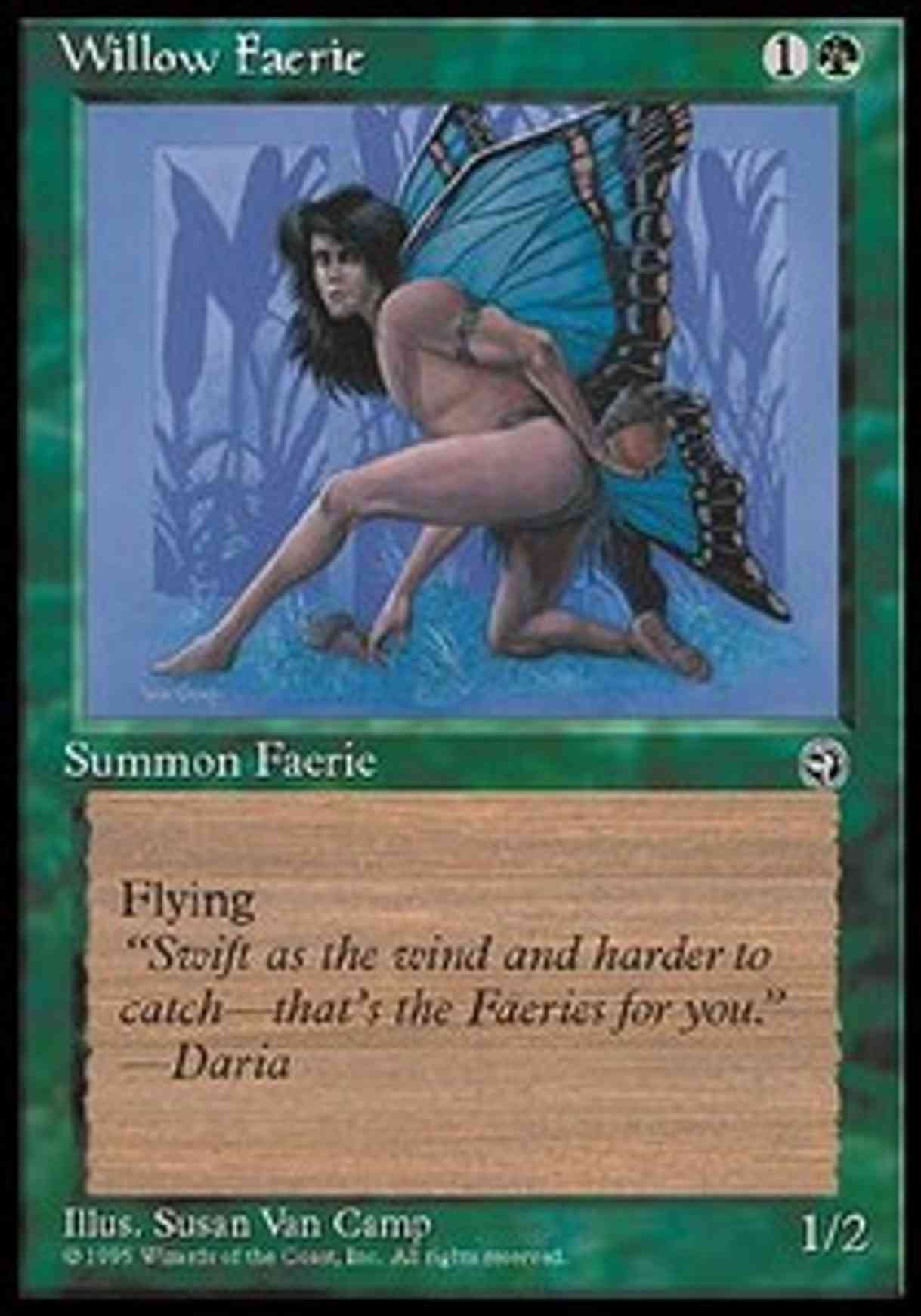 Willow Faerie [Version 2] magic card front