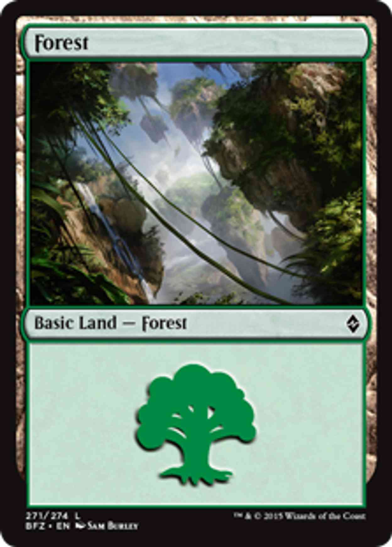 Forest (271) magic card front