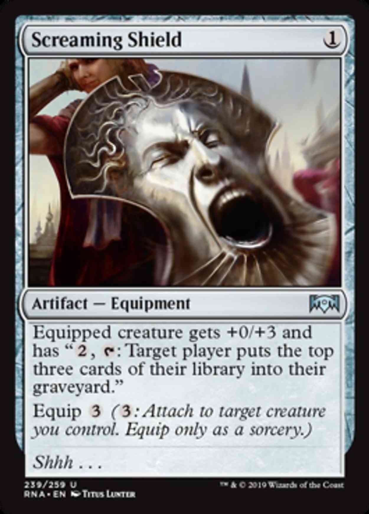 Screaming Shield magic card front