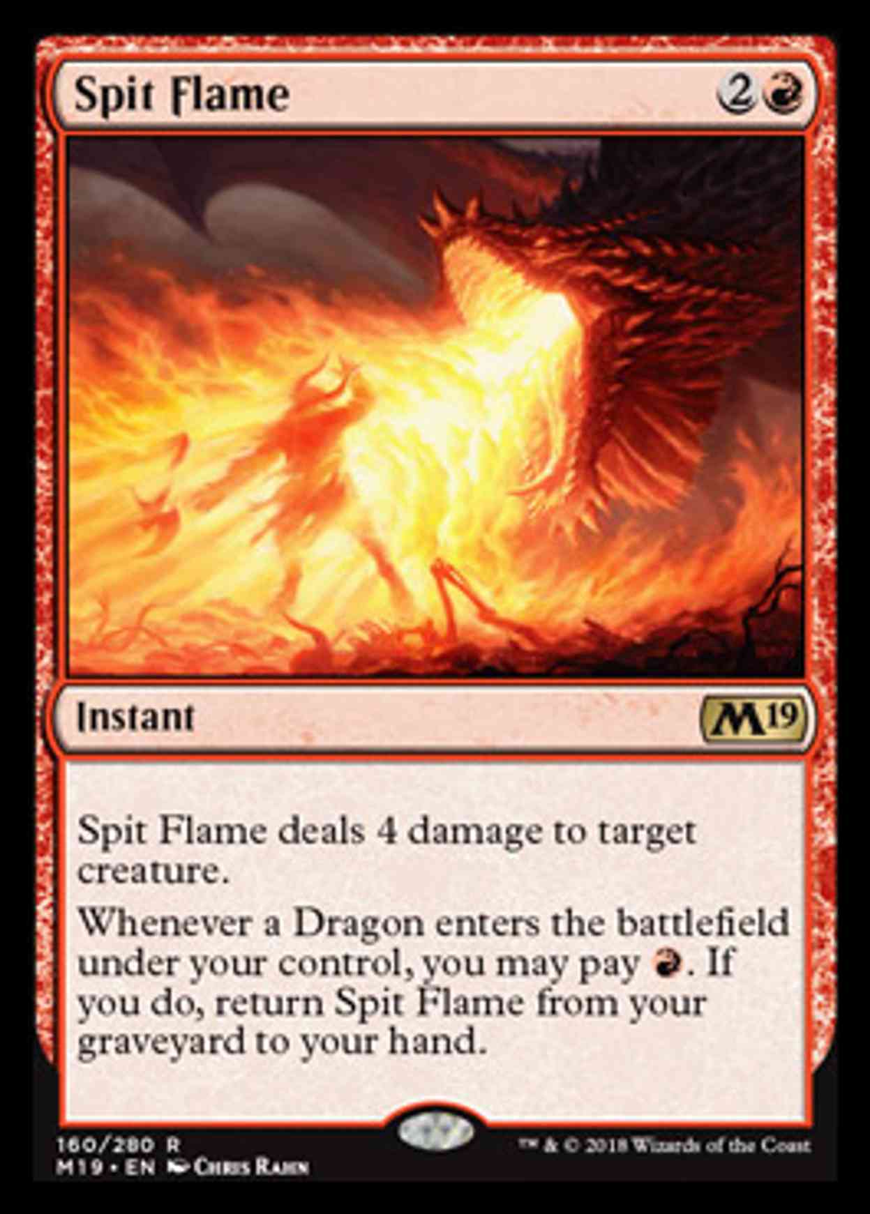 Spit Flame magic card front