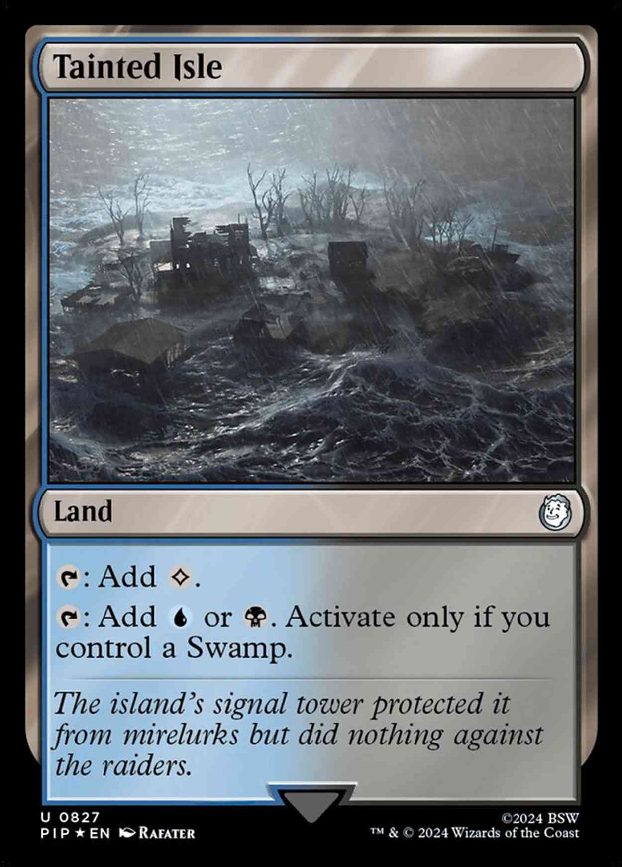 Tainted Isle (Surge Foil) magic card front
