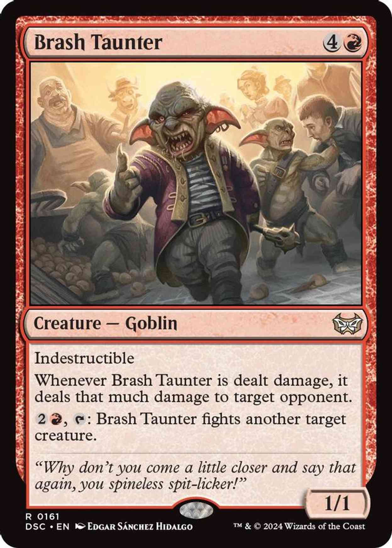 Brash Taunter magic card front