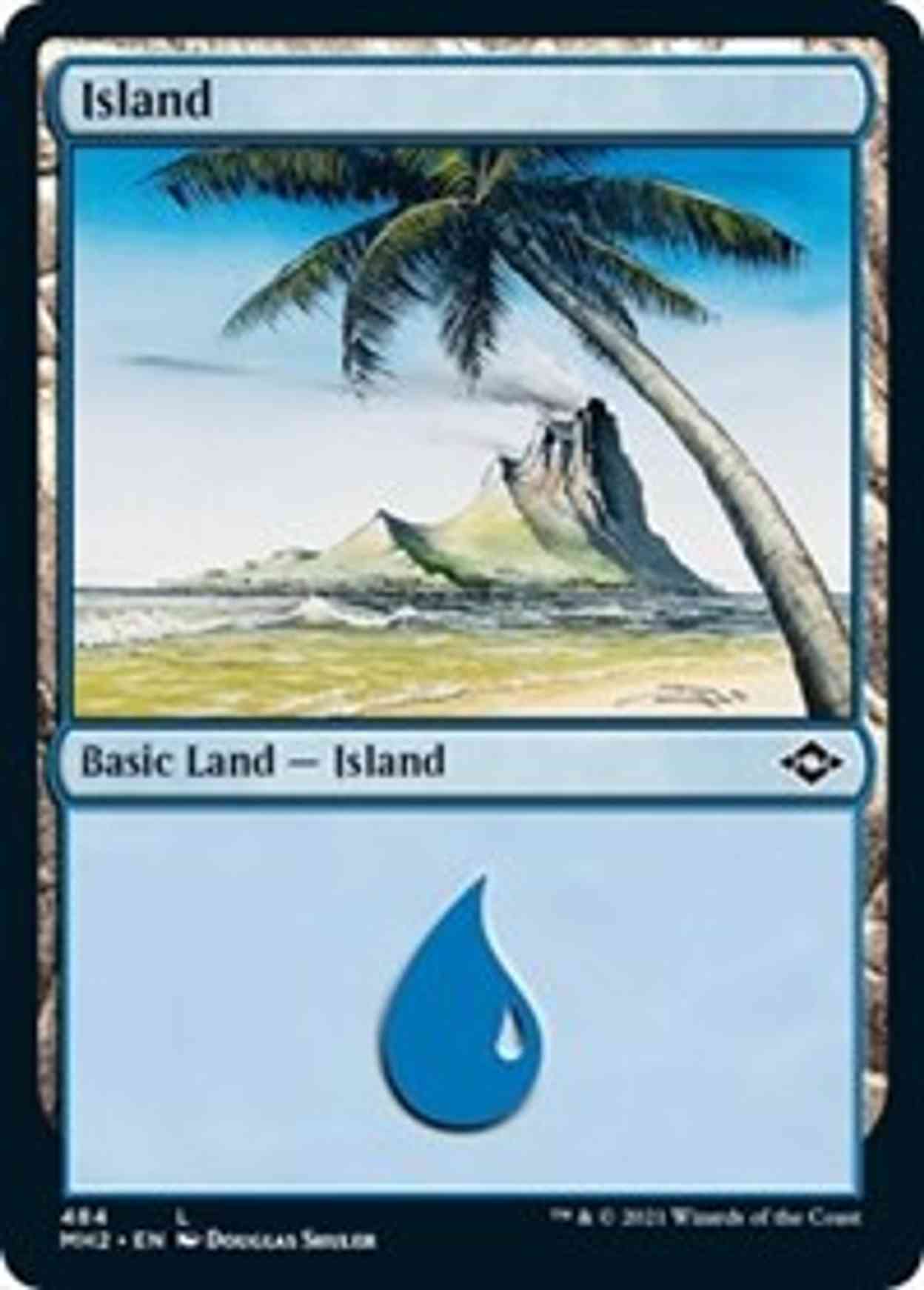 Island (484) (Foil Etched) magic card front