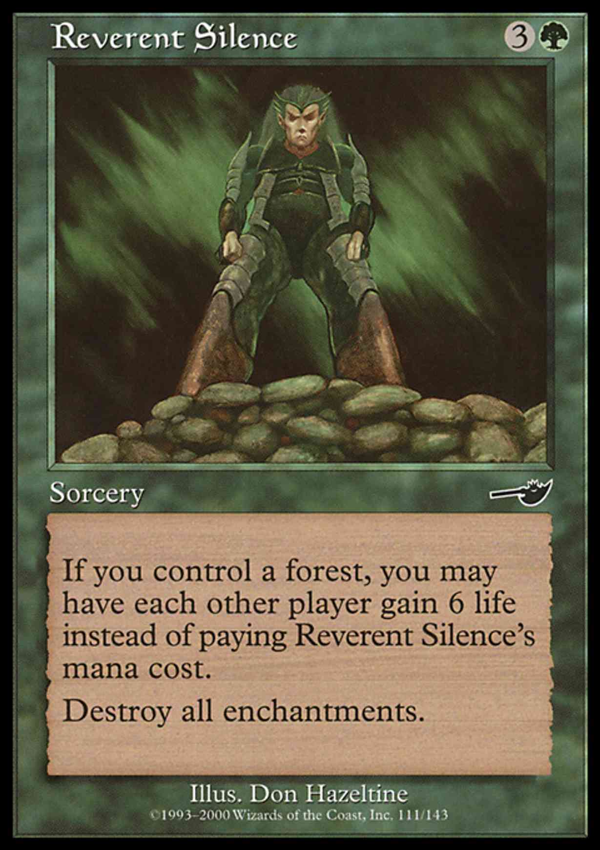 Reverent Silence magic card front