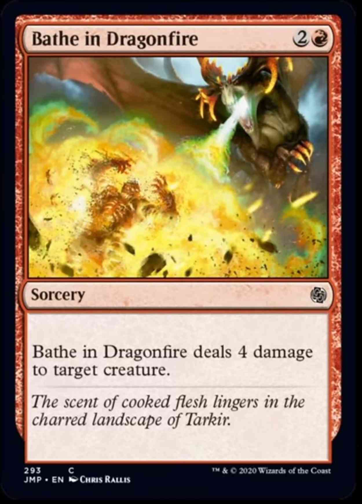 Bathe in Dragonfire magic card front