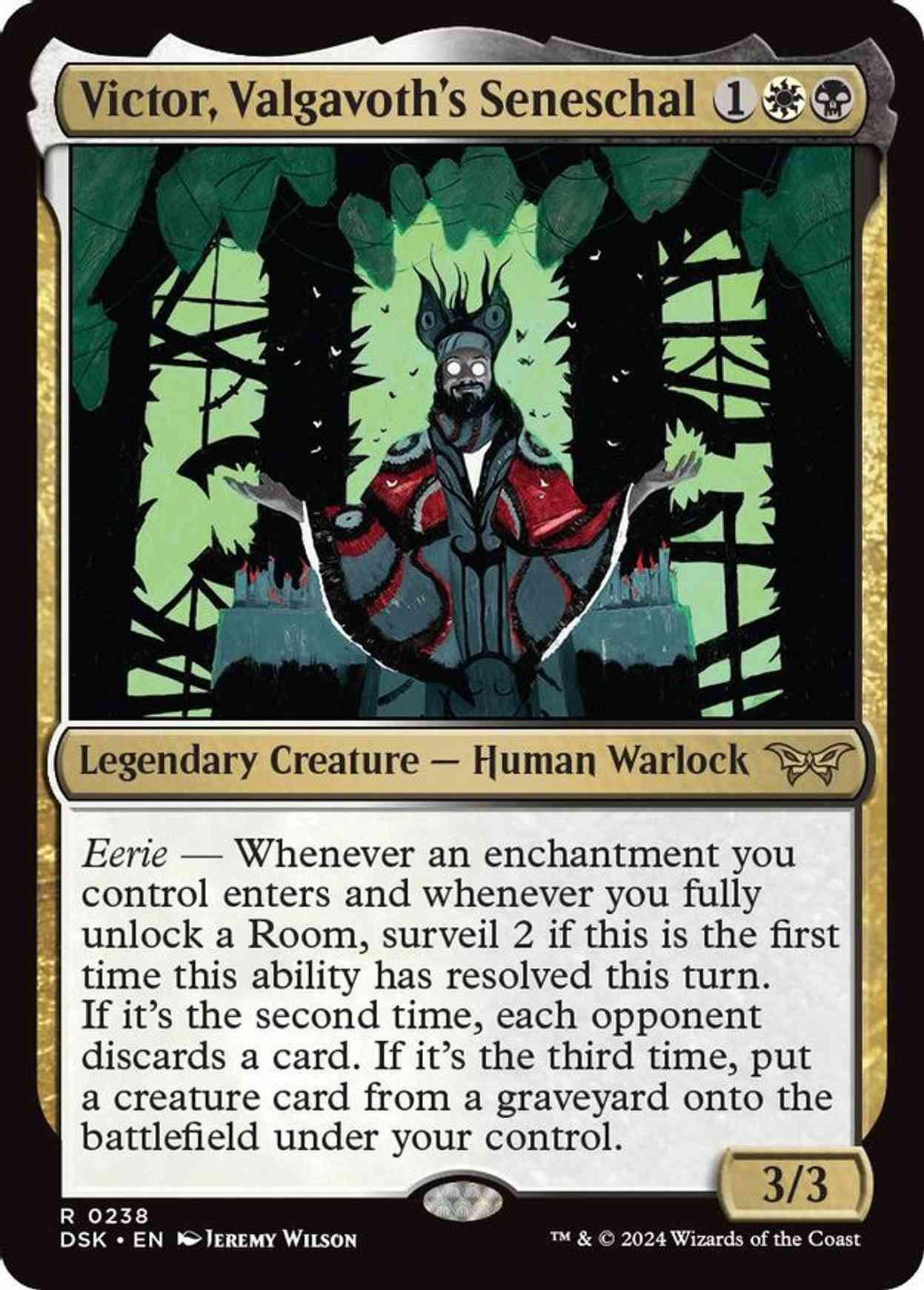 Victor, Valgavoth's Seneschal magic card front