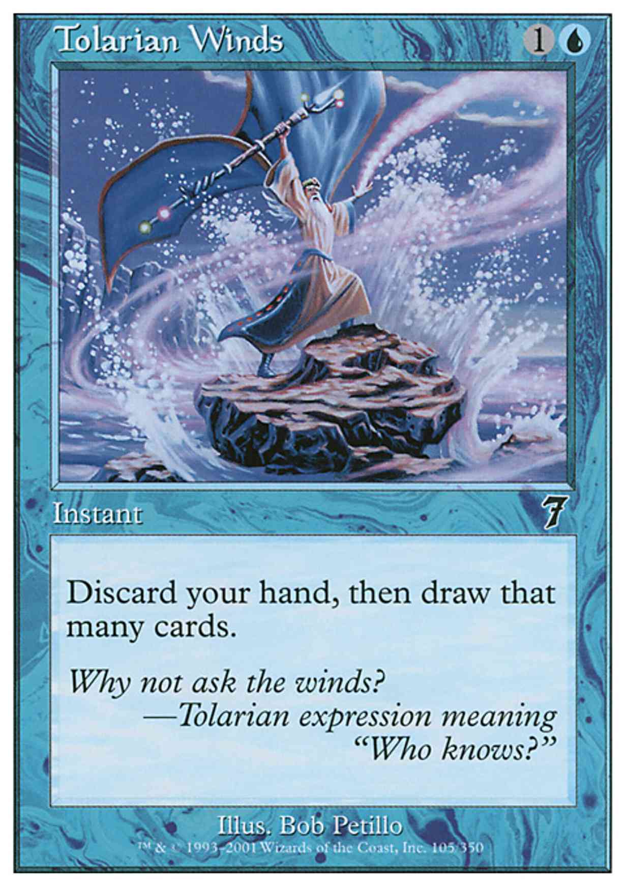 Tolarian Winds magic card front