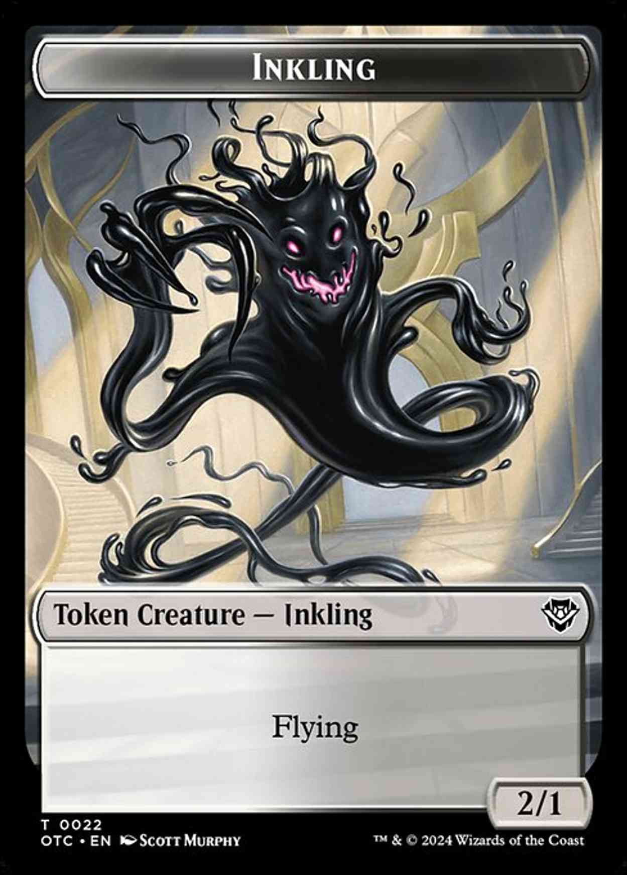 Inkling // Treasure Double-Sided Token magic card front