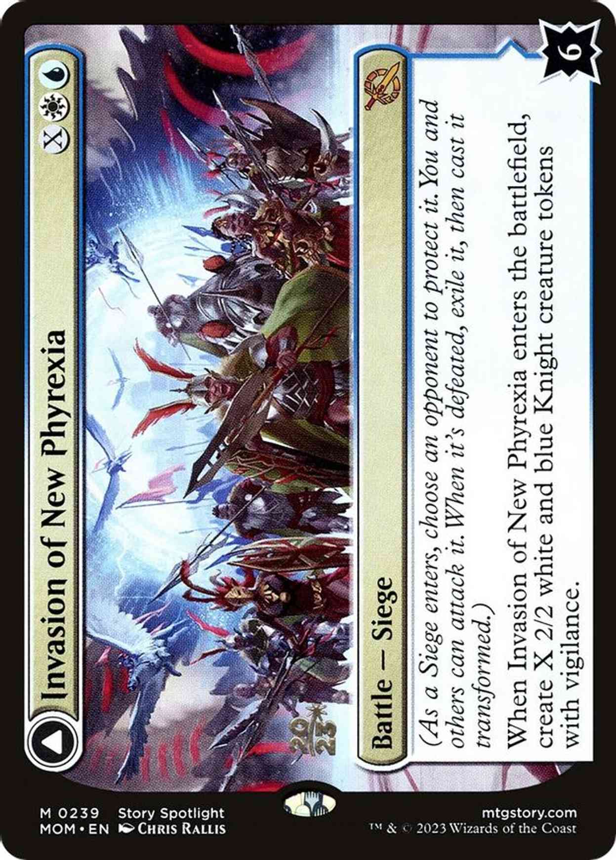 Invasion of New Phyrexia magic card front