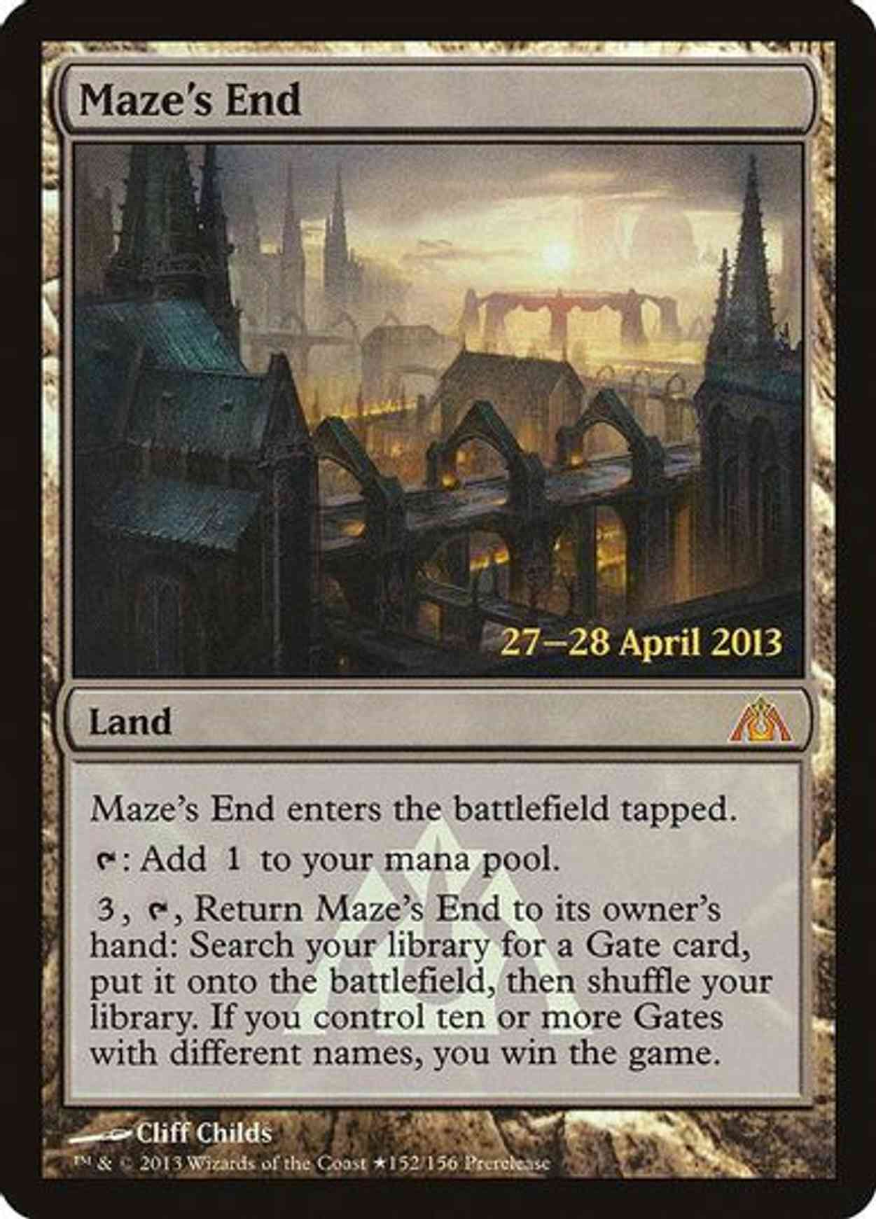 Maze's End magic card front