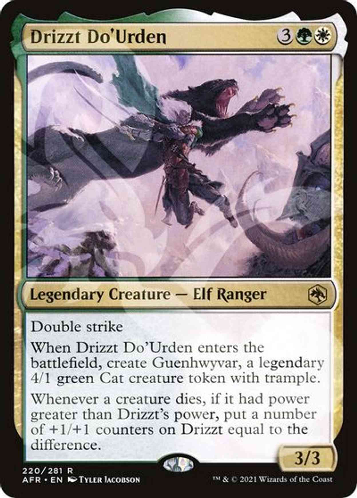Drizzt Do'Urden magic card front