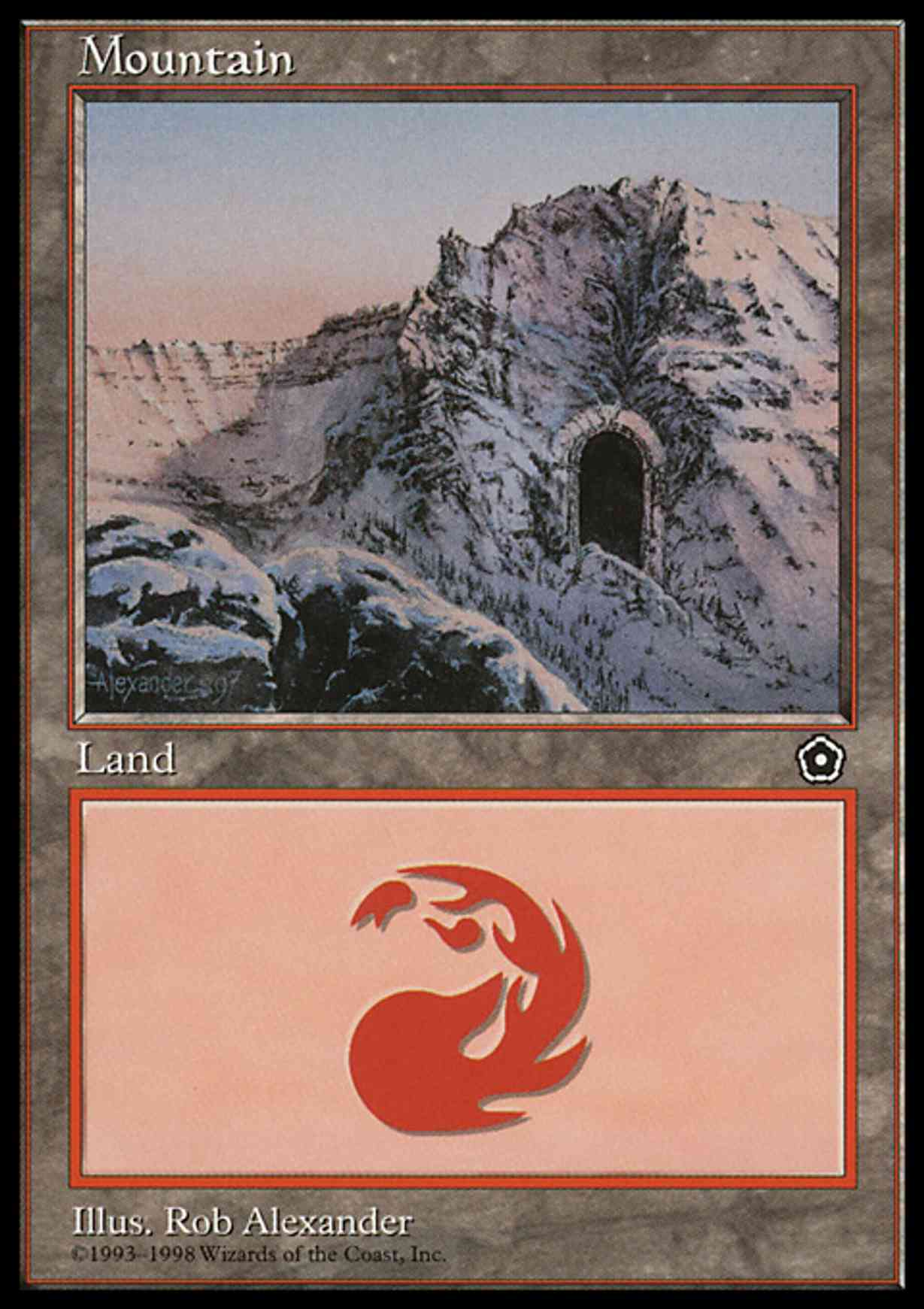 Mountain (159) magic card front
