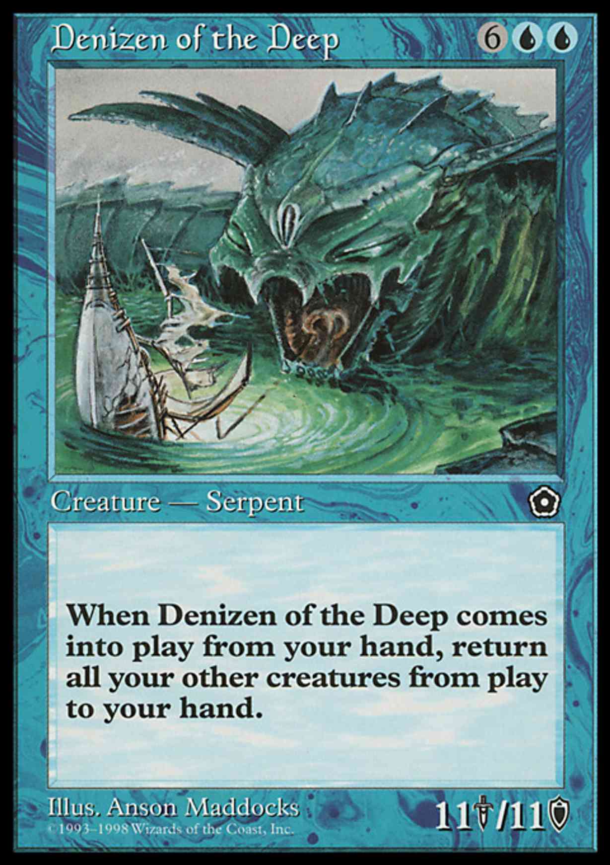 Denizen of the Deep Price from mtg Portal Second Age