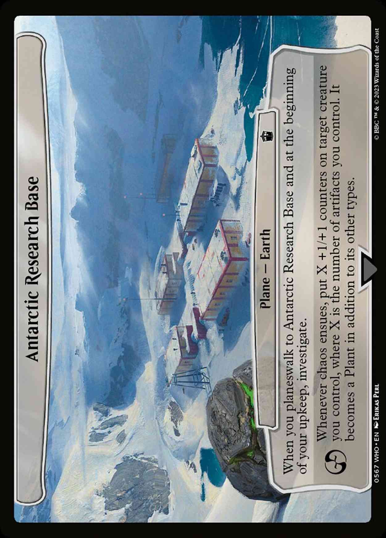 Antarctic Research Base magic card front