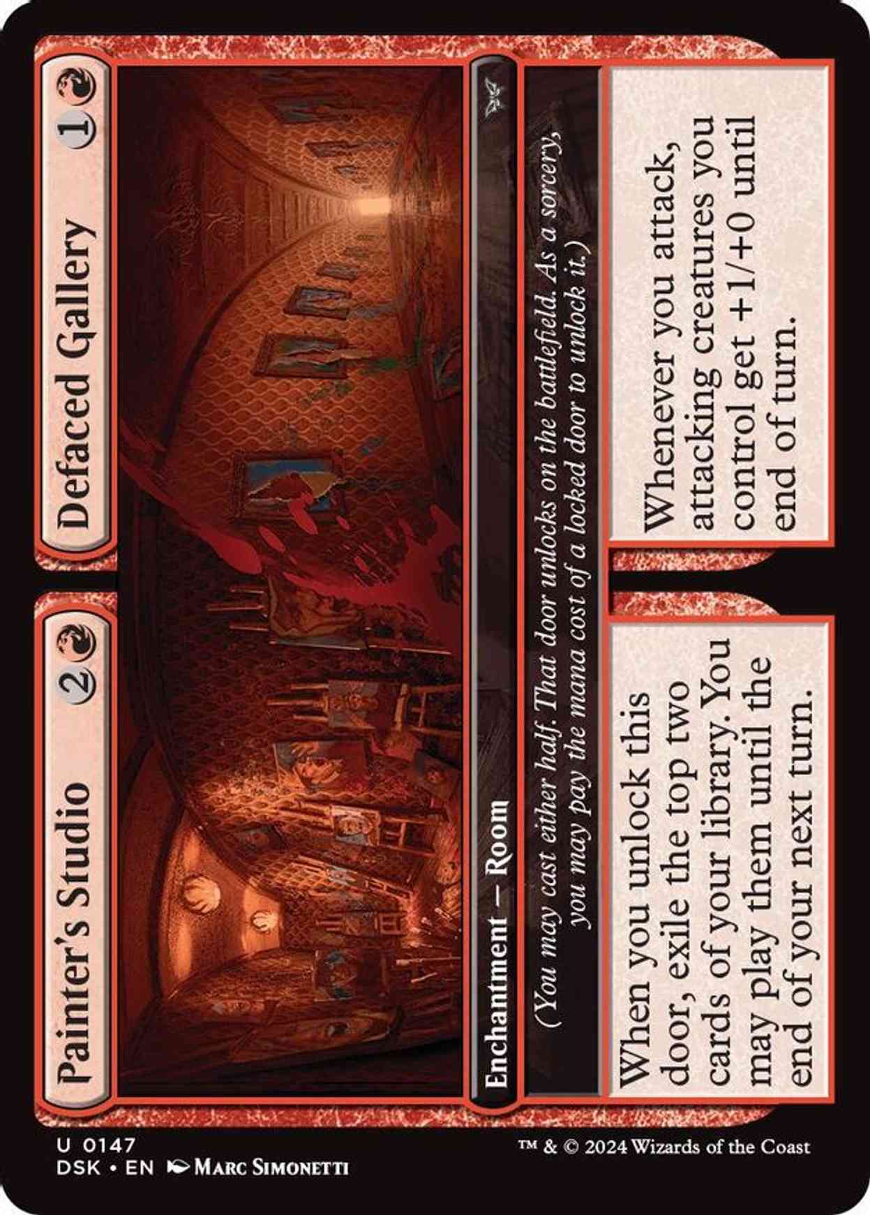 Painter's Studio // Defaced Gallery magic card front