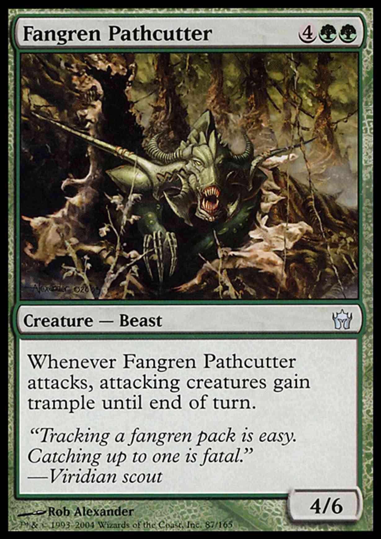 Fangren Pathcutter magic card front