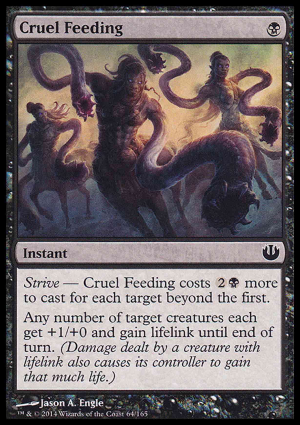 Cruel Feeding magic card front