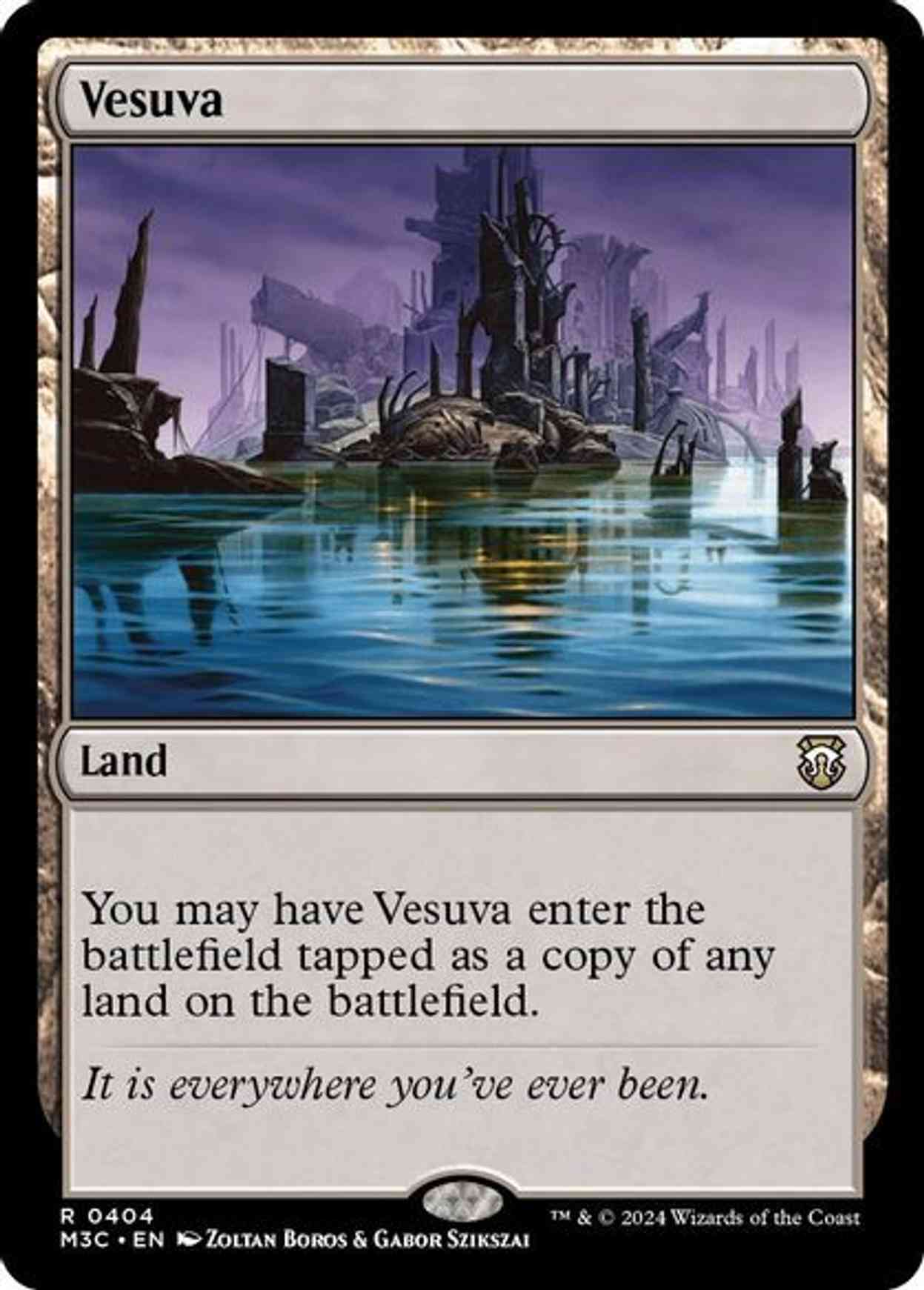 Vesuva magic card front