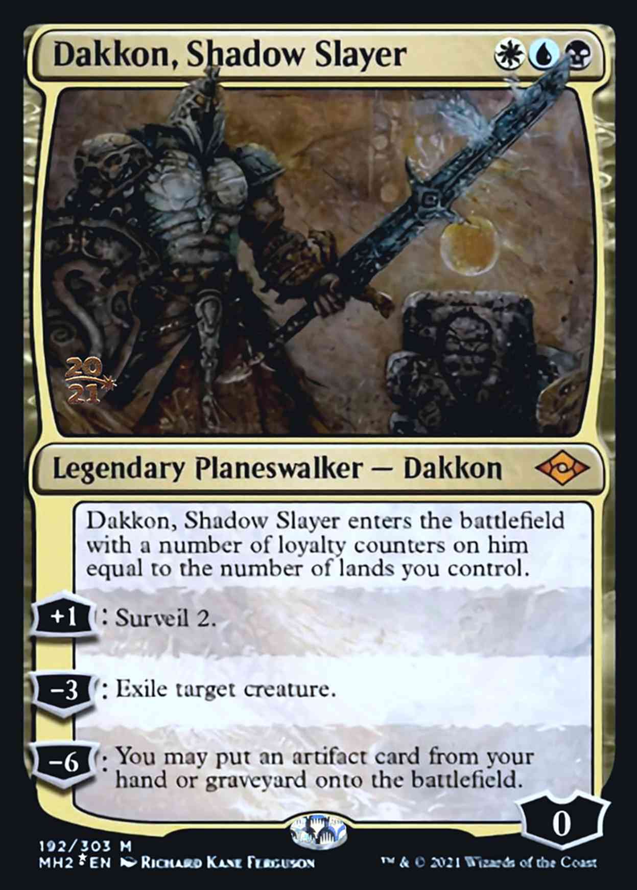 Dakkon, Shadow Slayer magic card front