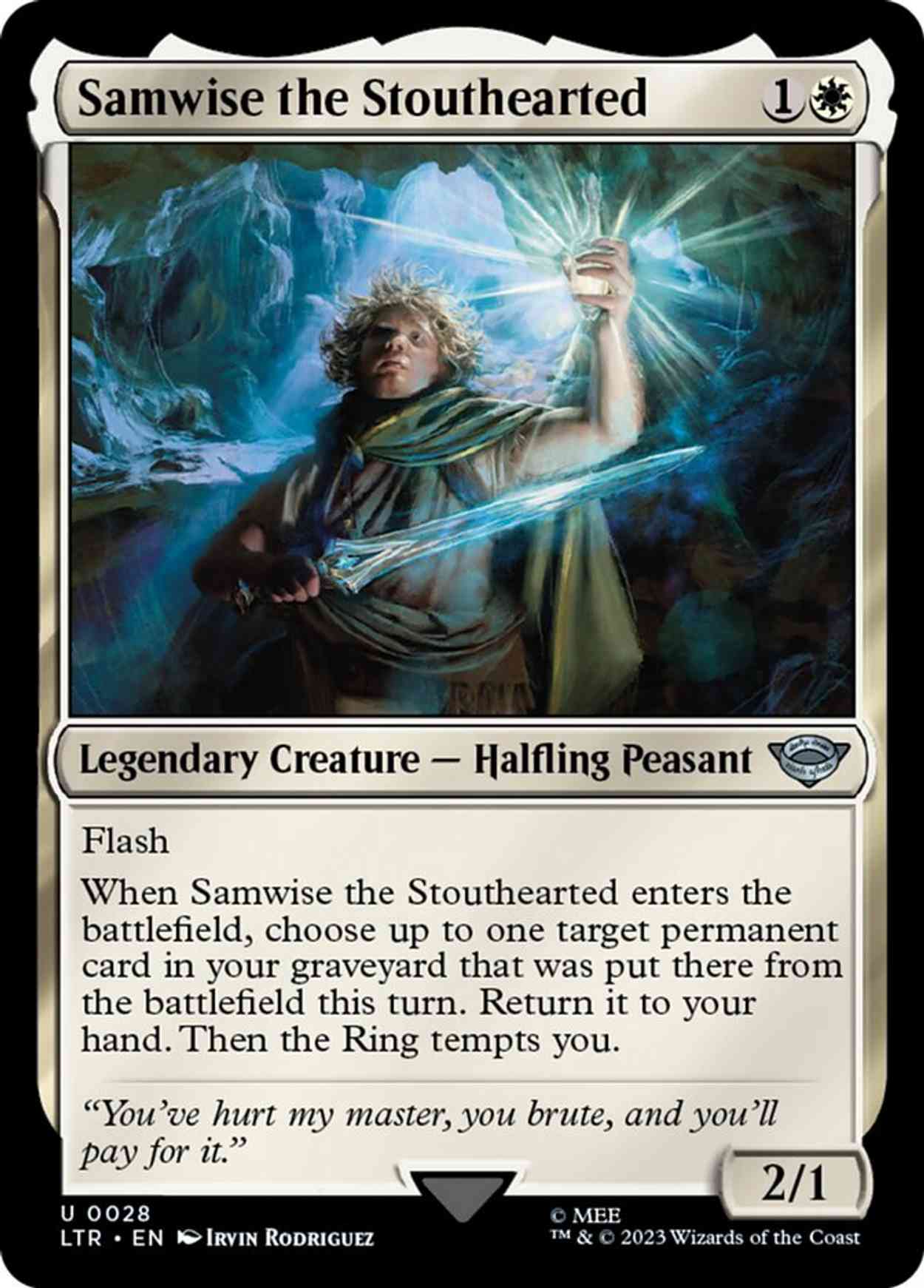 Samwise the Stouthearted magic card front