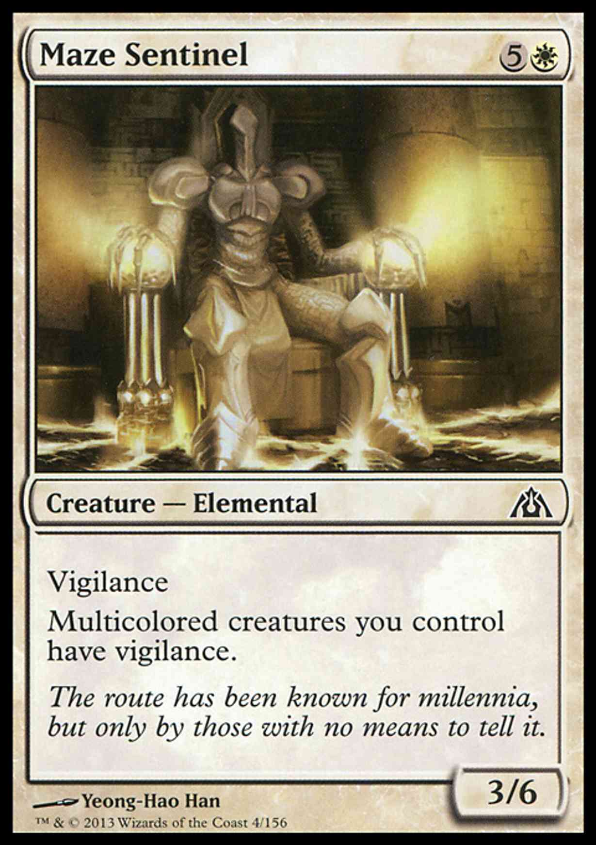 Maze Sentinel magic card front