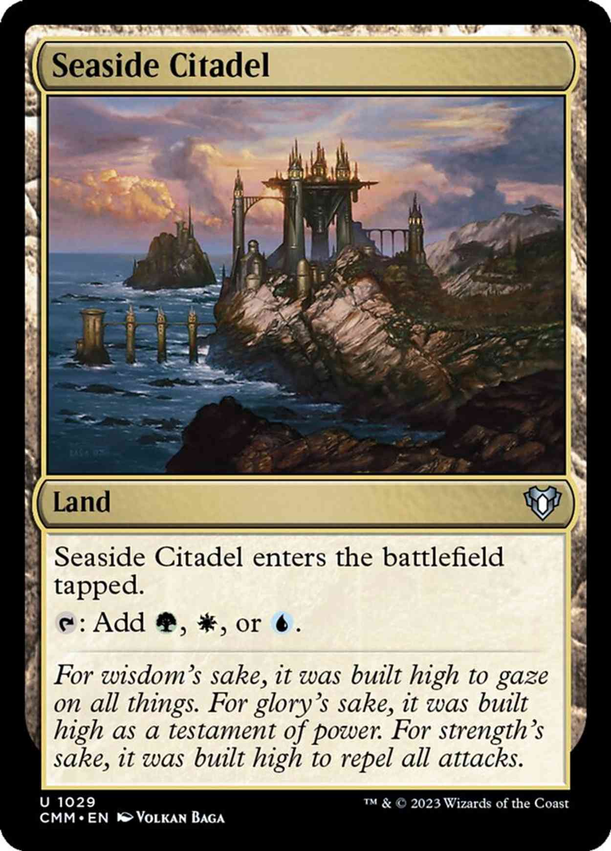 Seaside Citadel magic card front