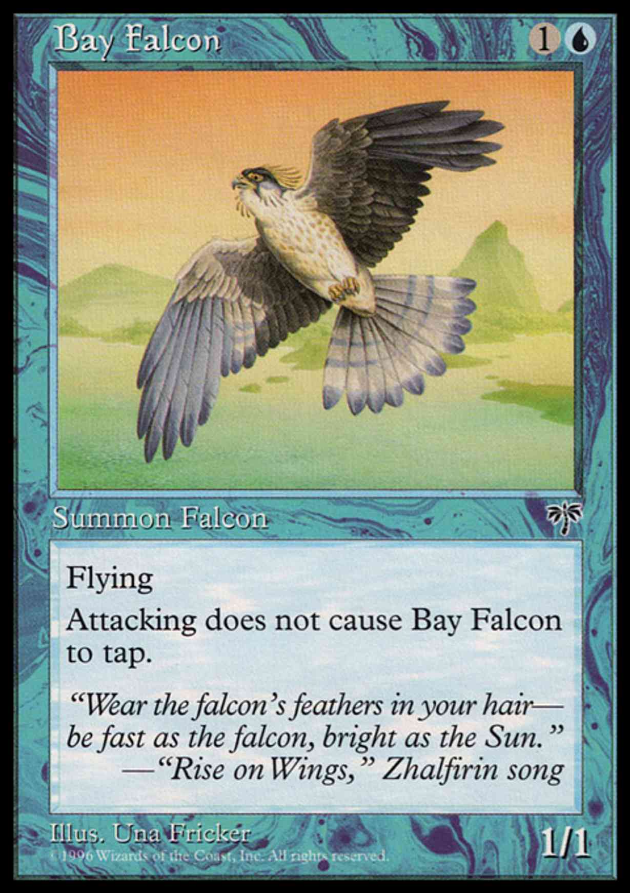 Bay Falcon magic card front