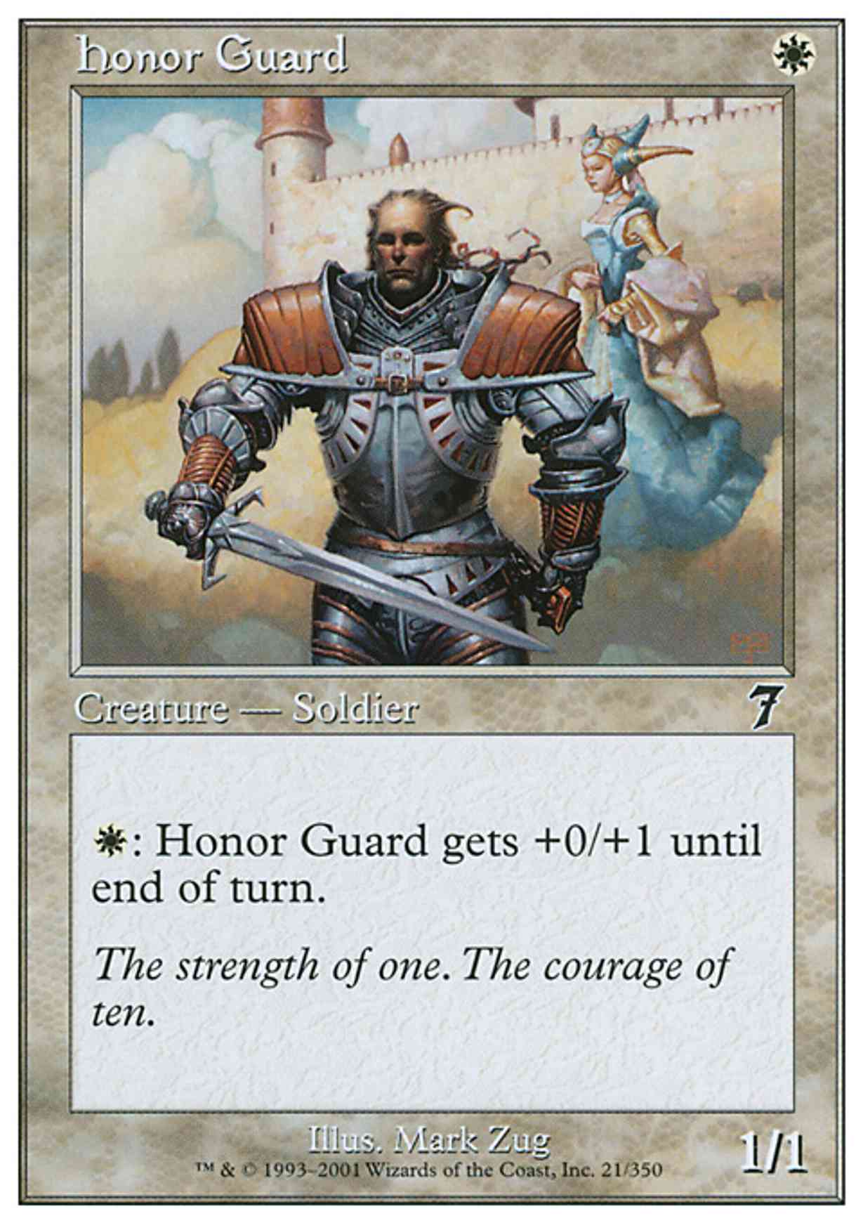 Honor Guard magic card front