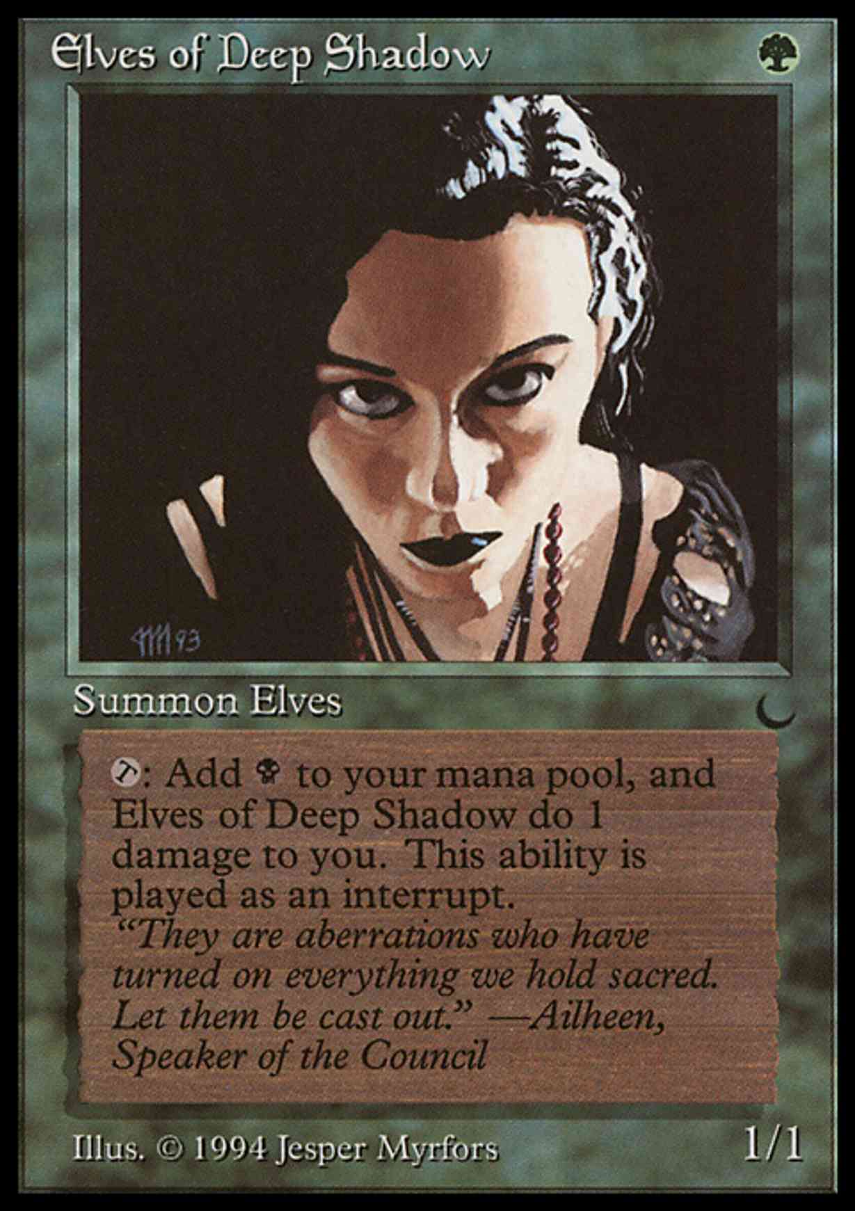 Elves of Deep Shadow magic card front
