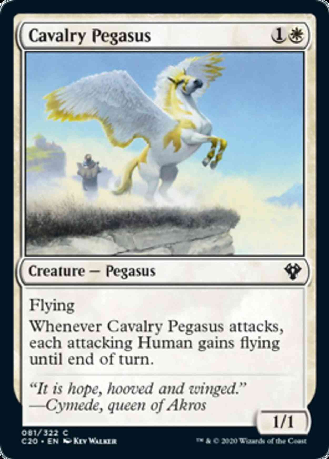 Cavalry Pegasus magic card front