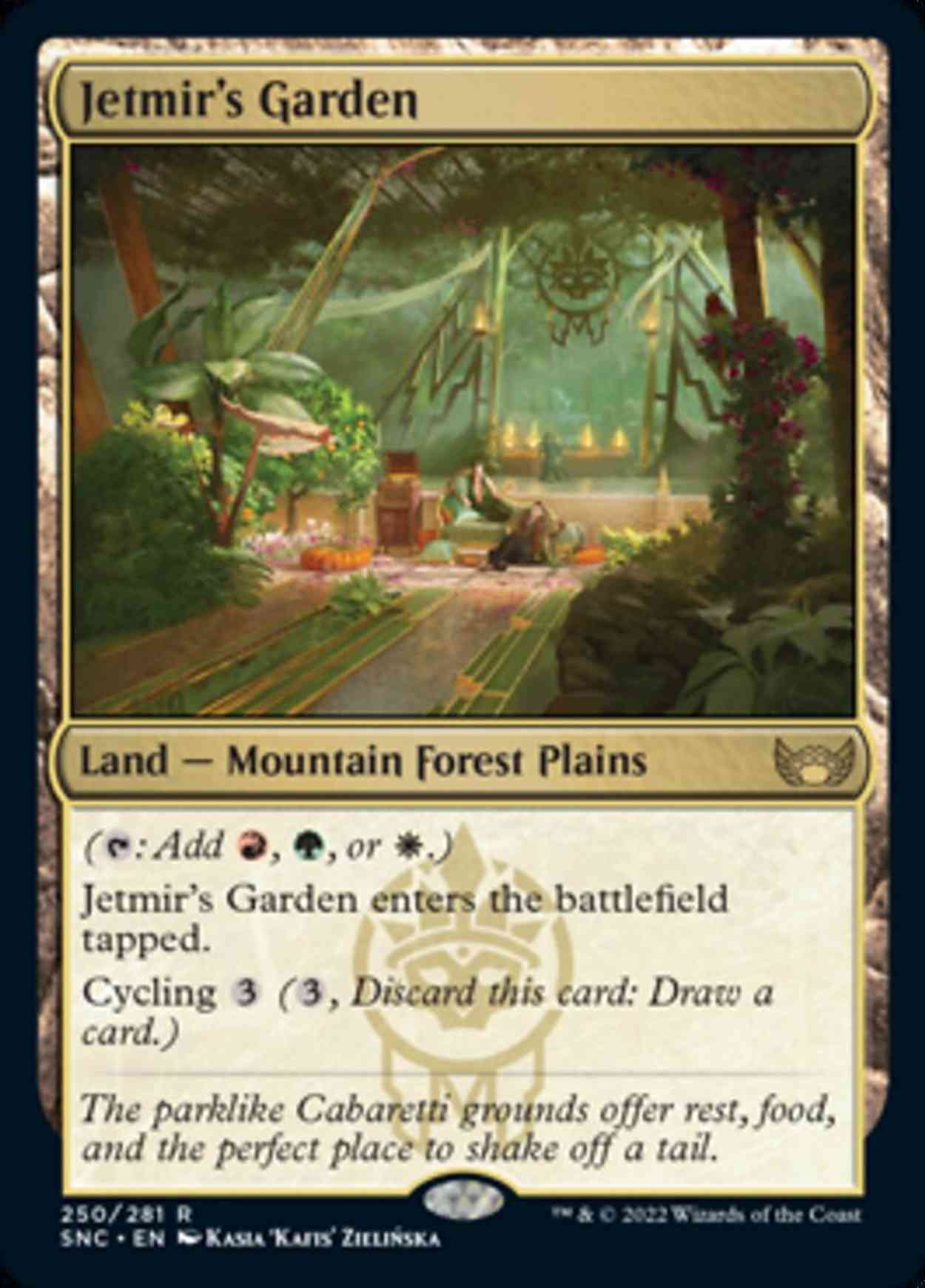 Jetmir's Garden magic card front