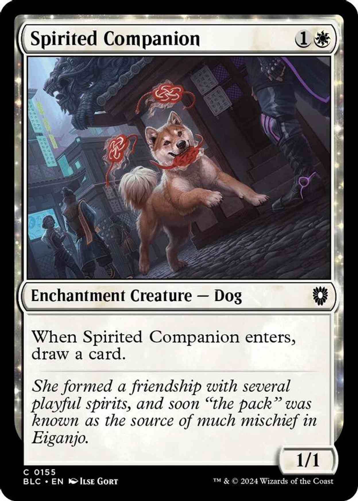 Spirited Companion magic card front