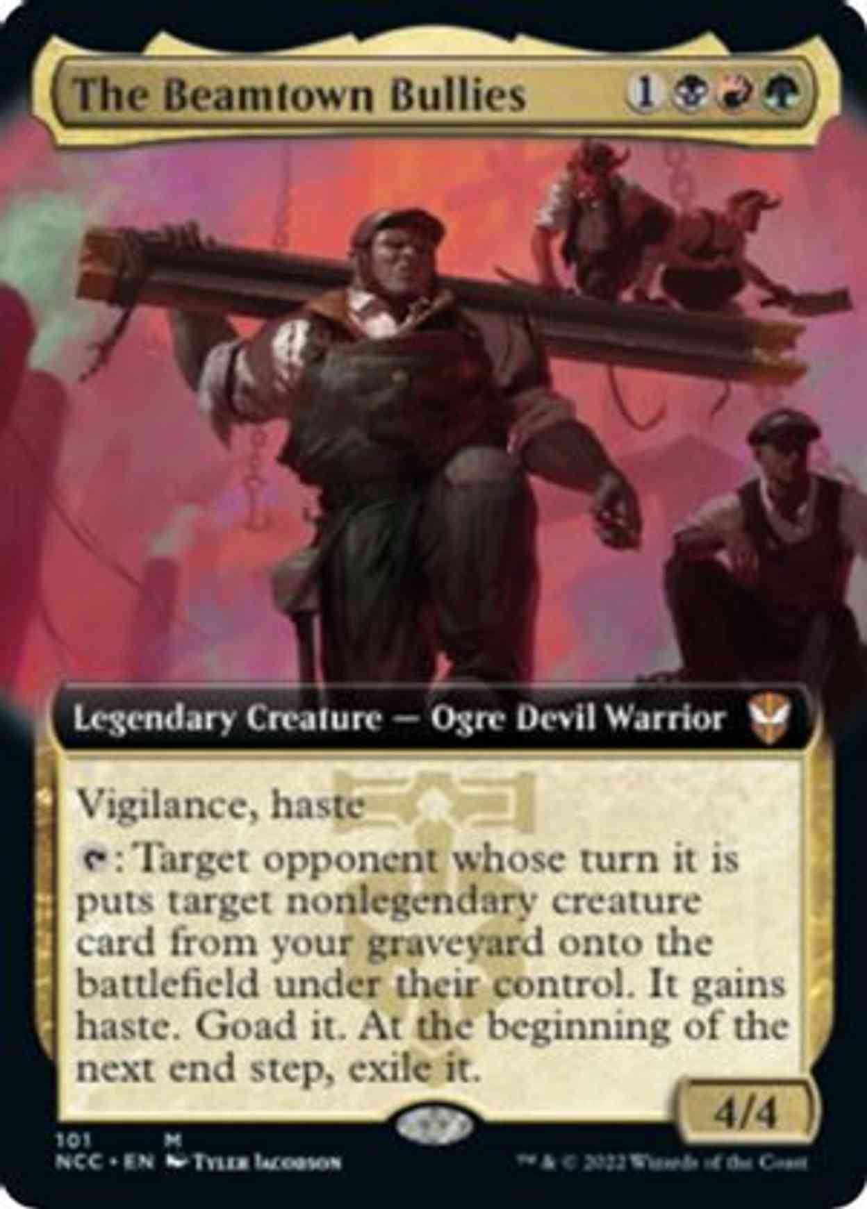 The Beamtown Bullies (Extended Art) magic card front