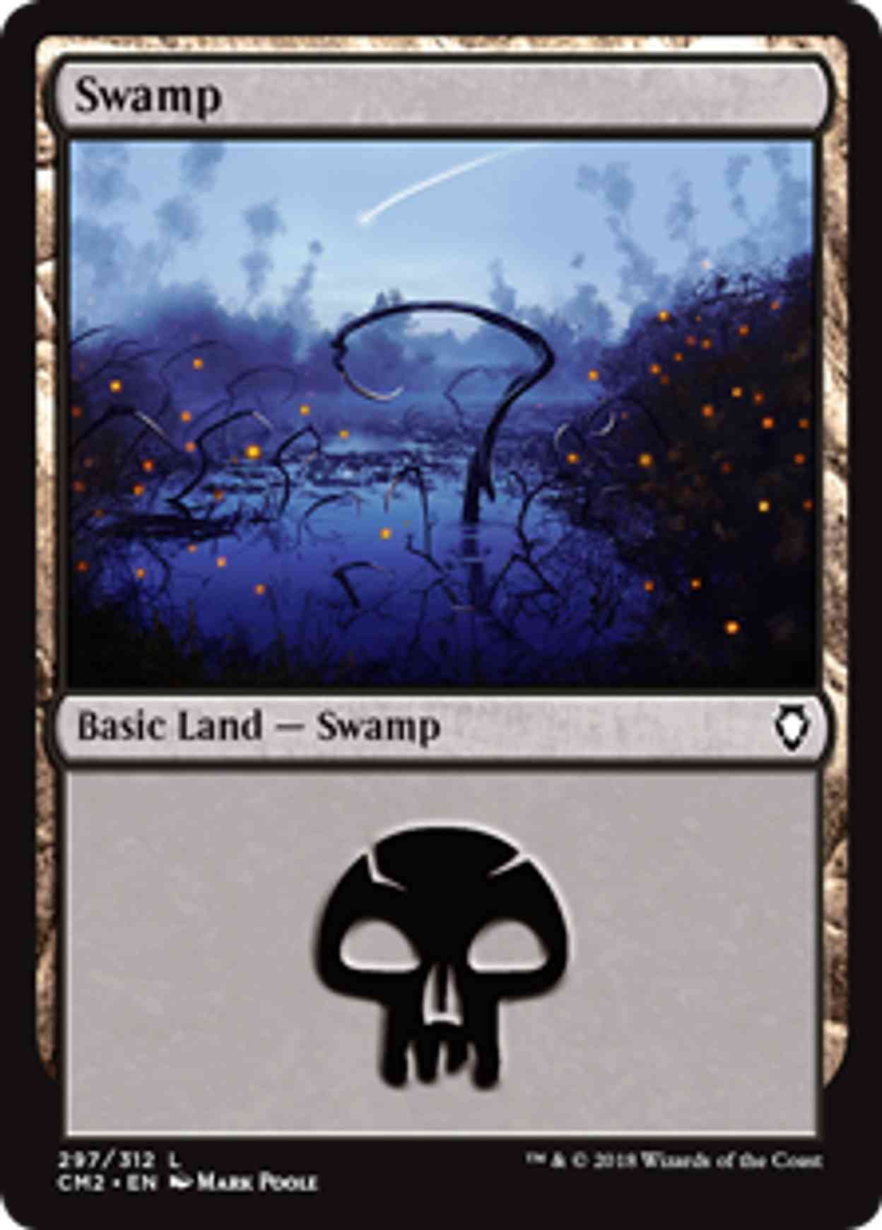 Swamp (297) magic card front