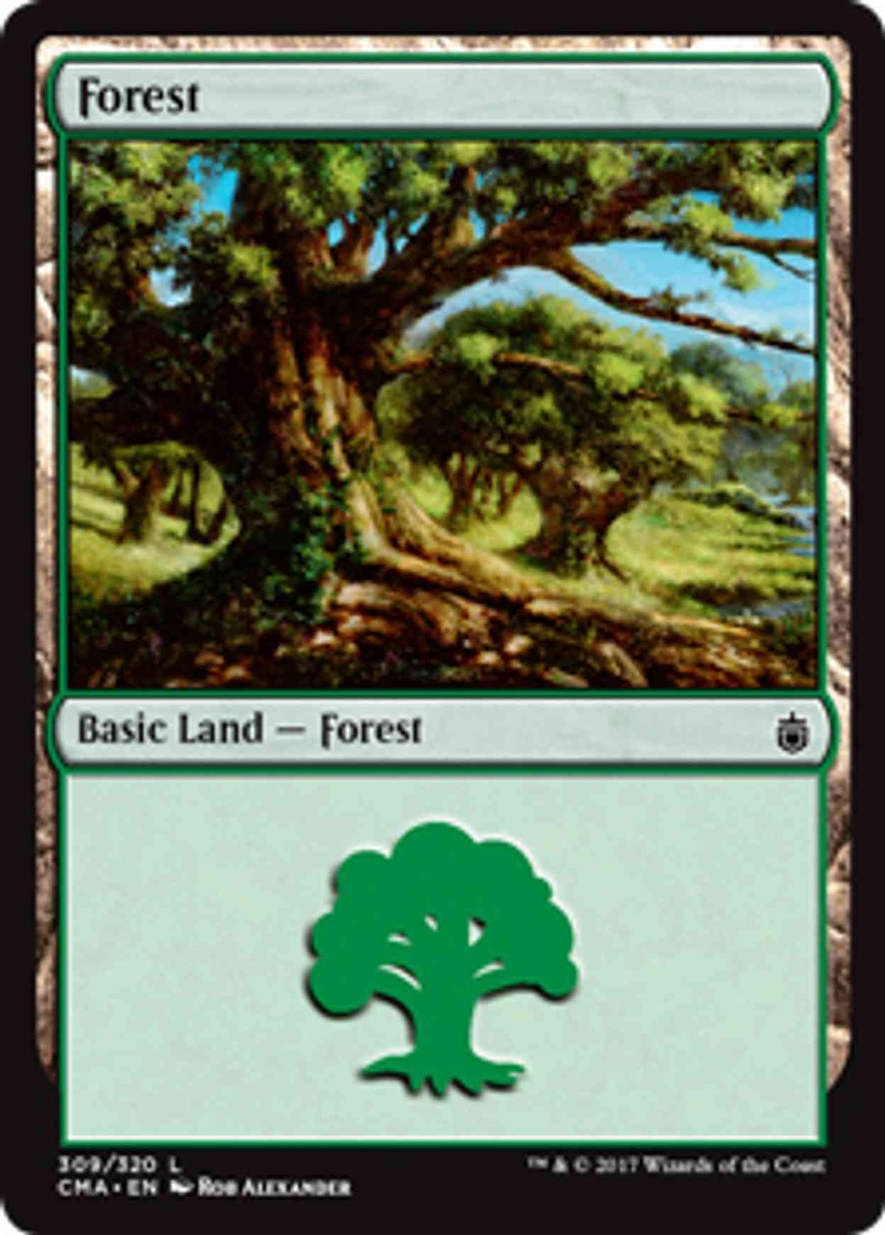 Forest (309) magic card front