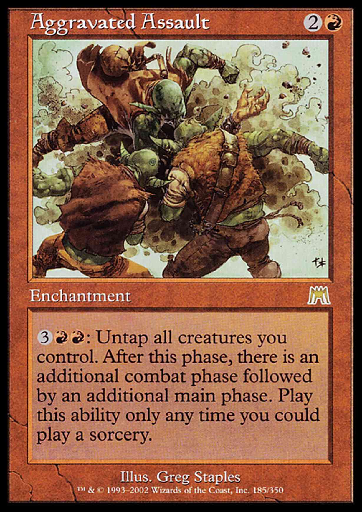 Aggravated Assault magic card front