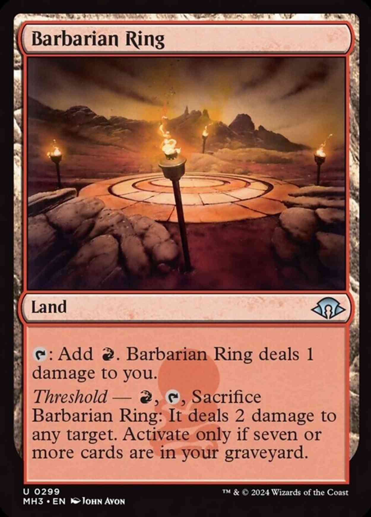 Barbarian Ring magic card front