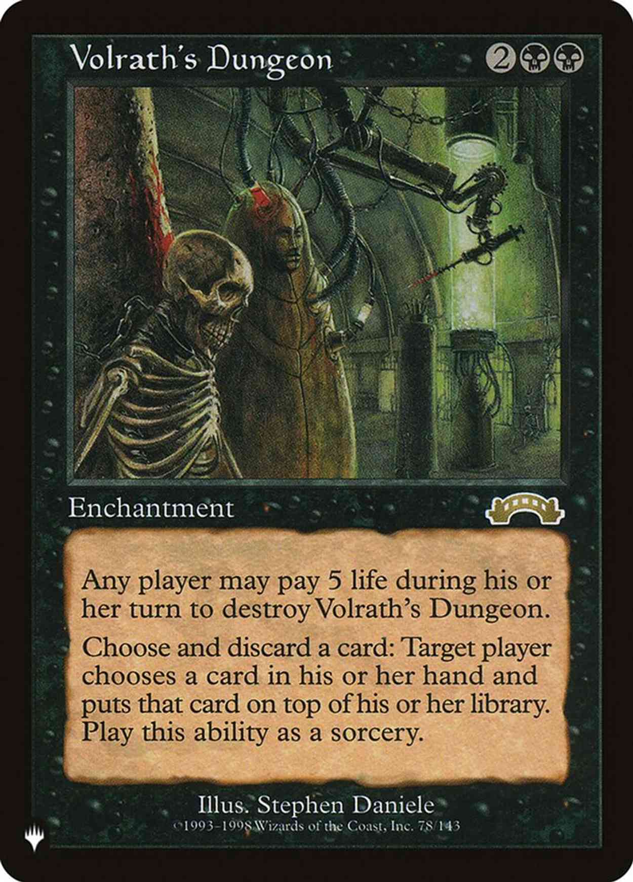 Volrath's Dungeon magic card front