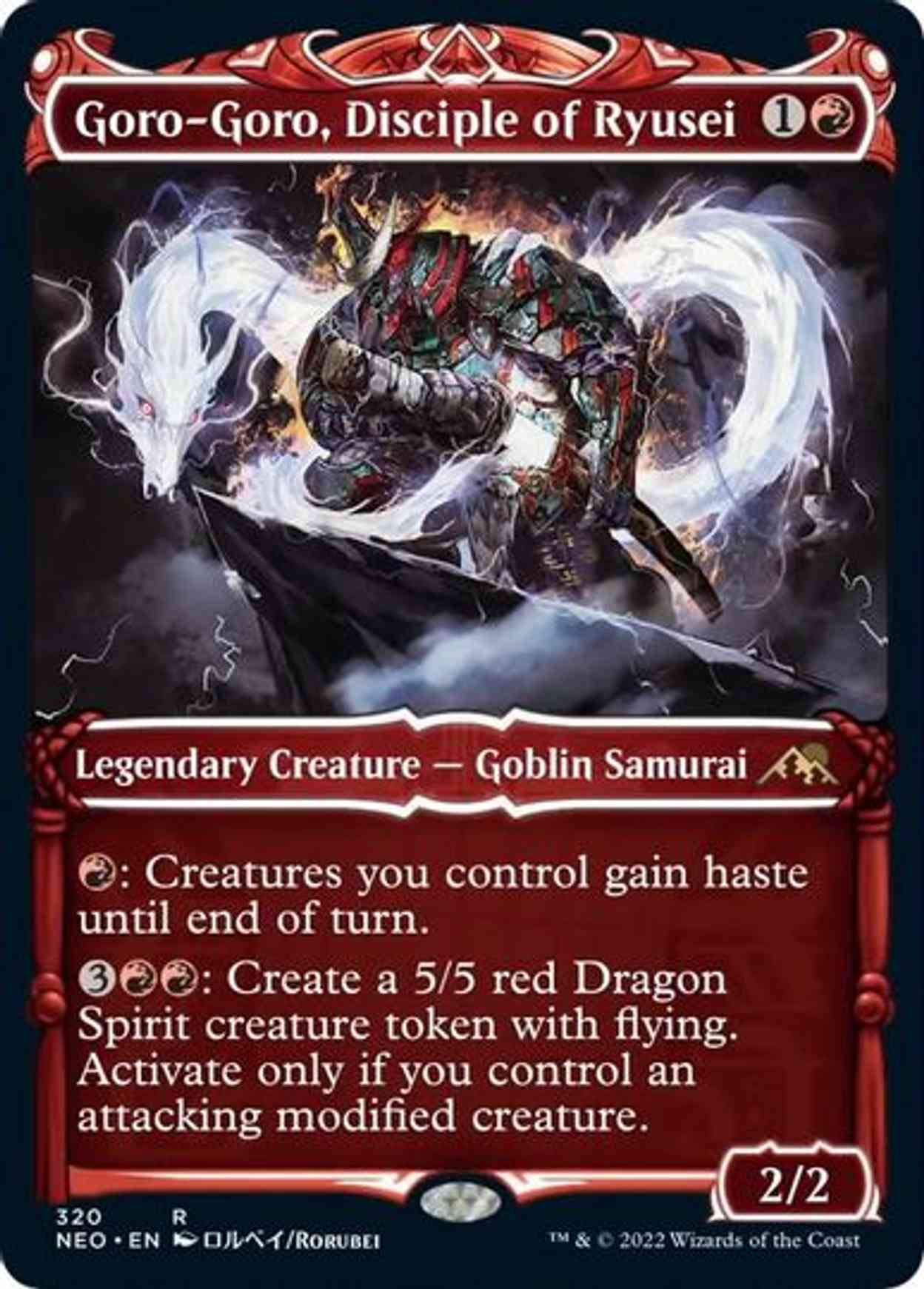 Goro-Goro, Disciple of Ryusei (Showcase) magic card front