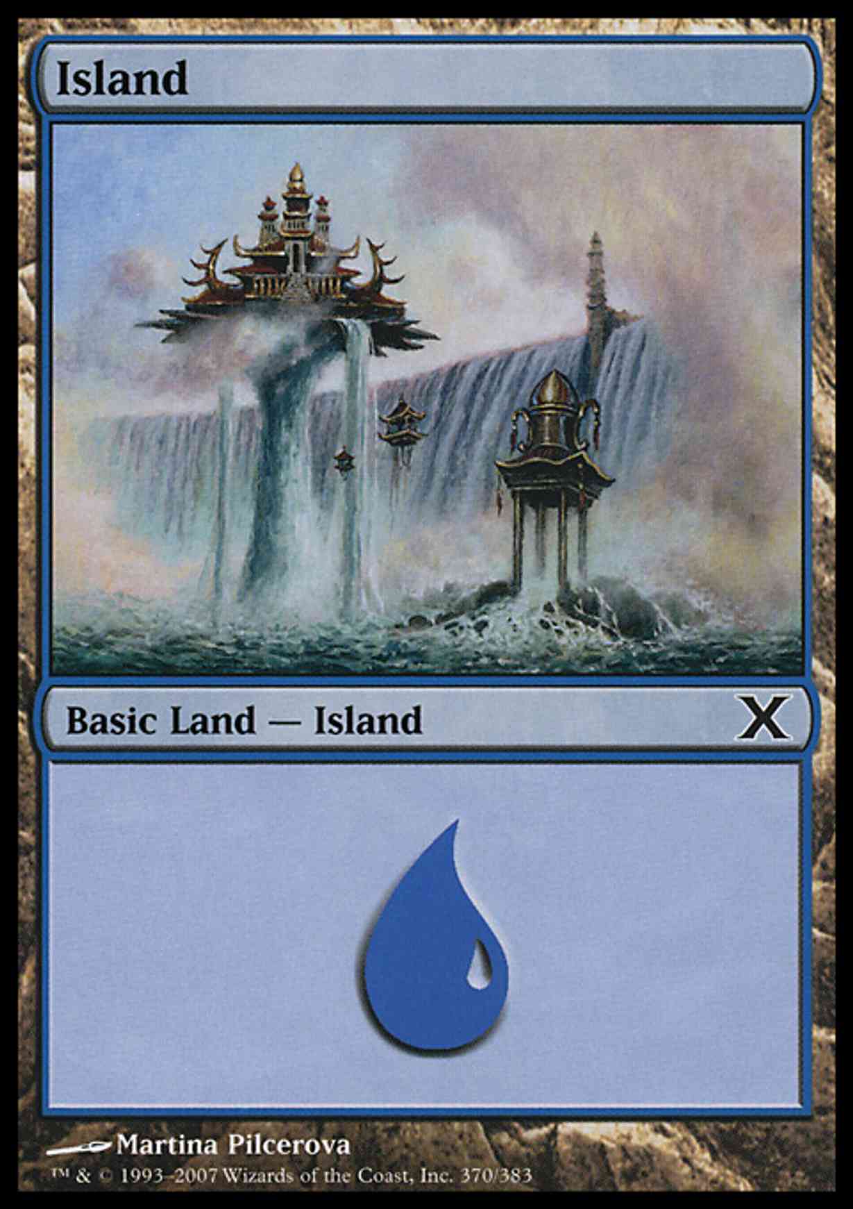 Island (370) magic card front