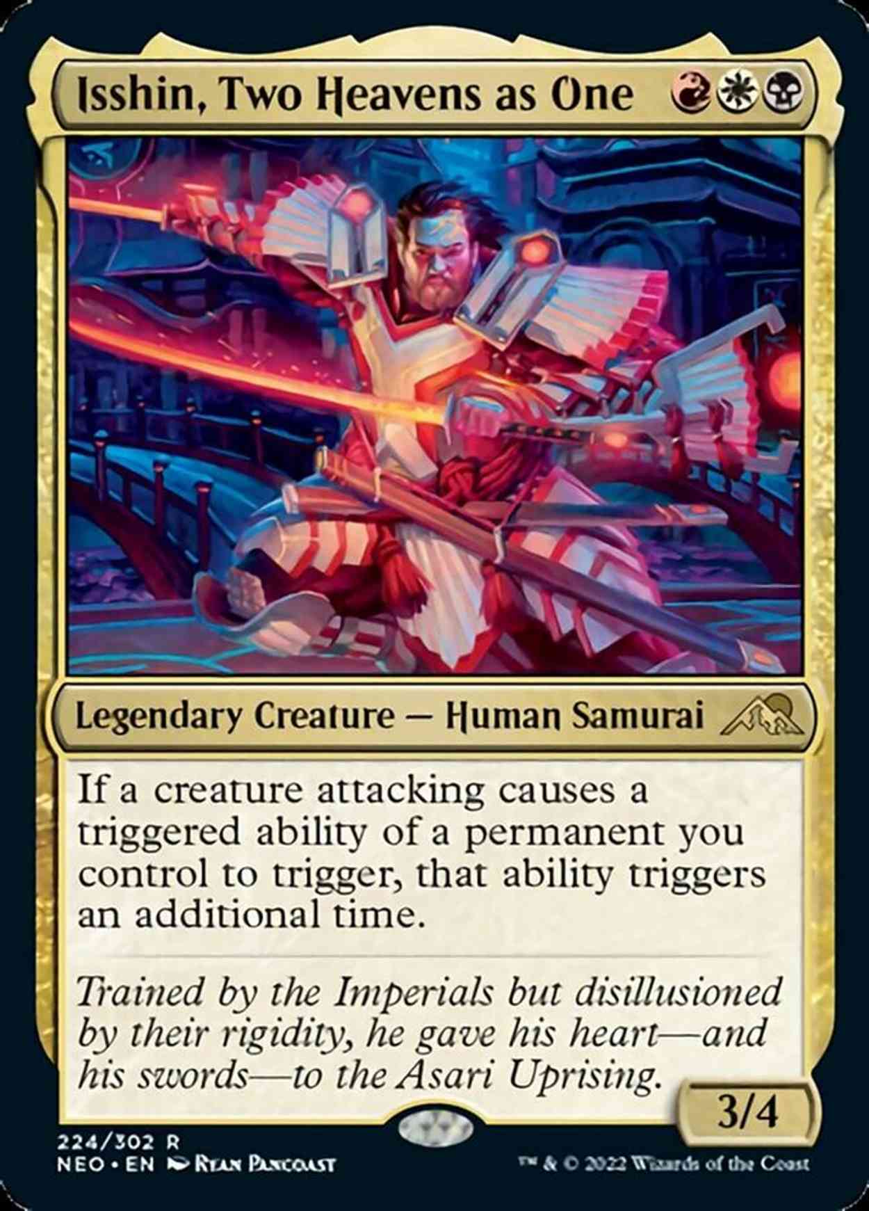 Isshin, Two Heavens as One magic card front