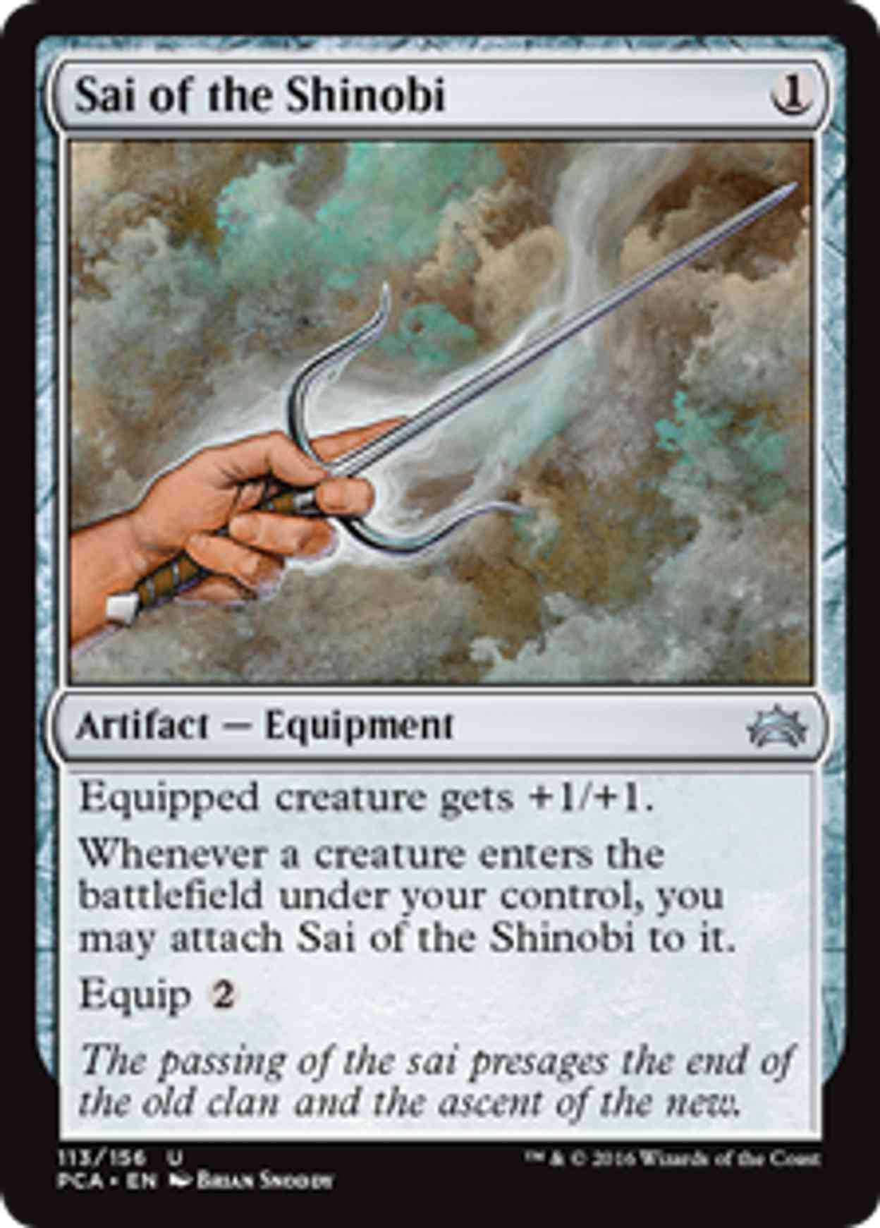 Sai of the Shinobi magic card front