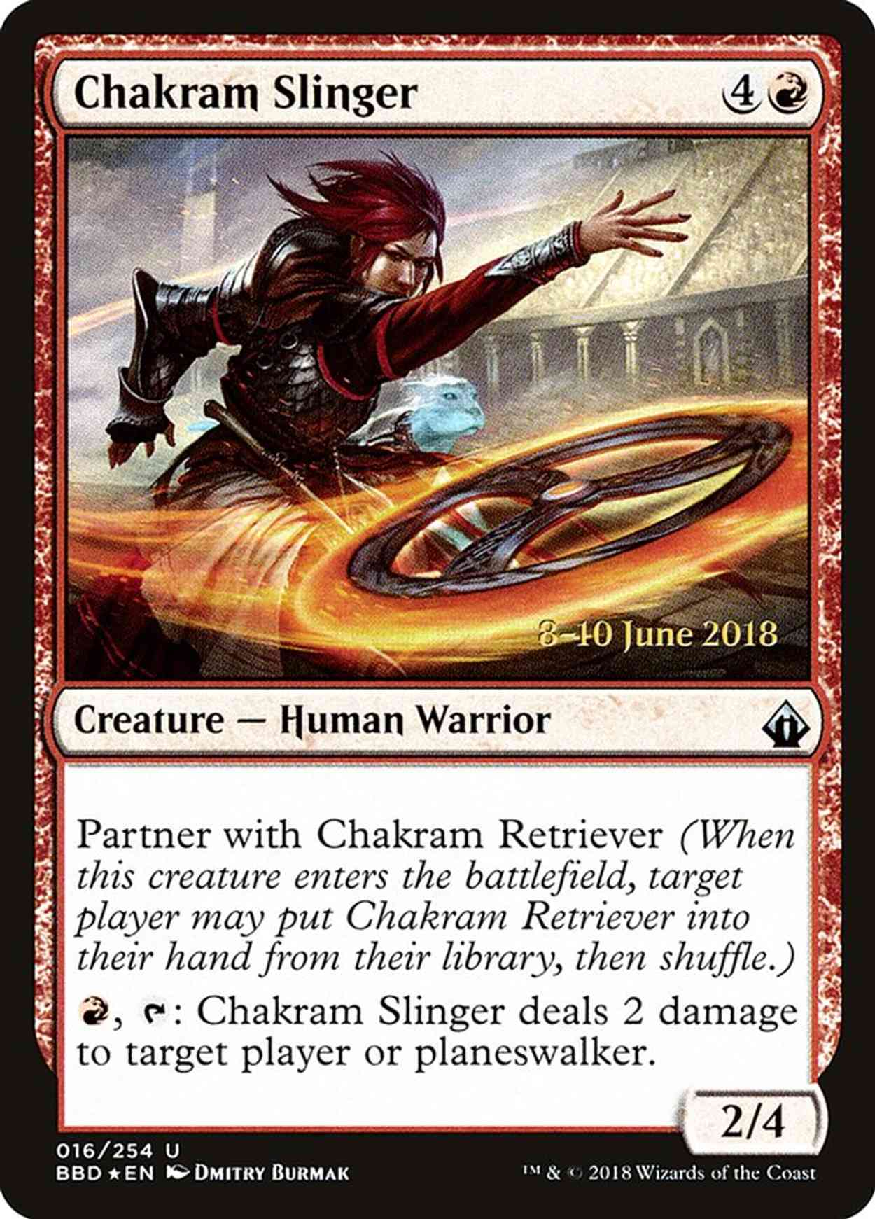 Chakram Slinger magic card front