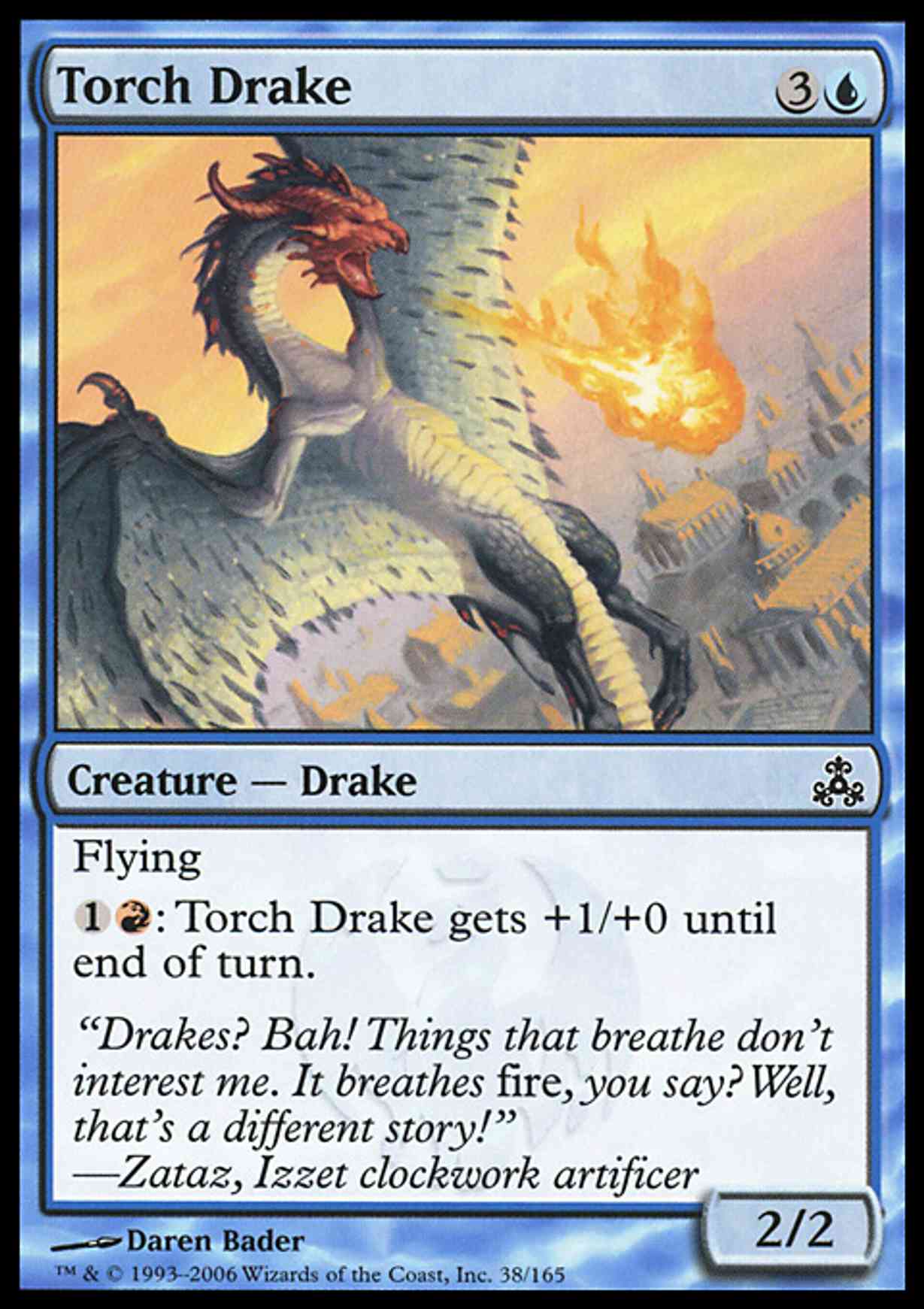 Torch Drake magic card front