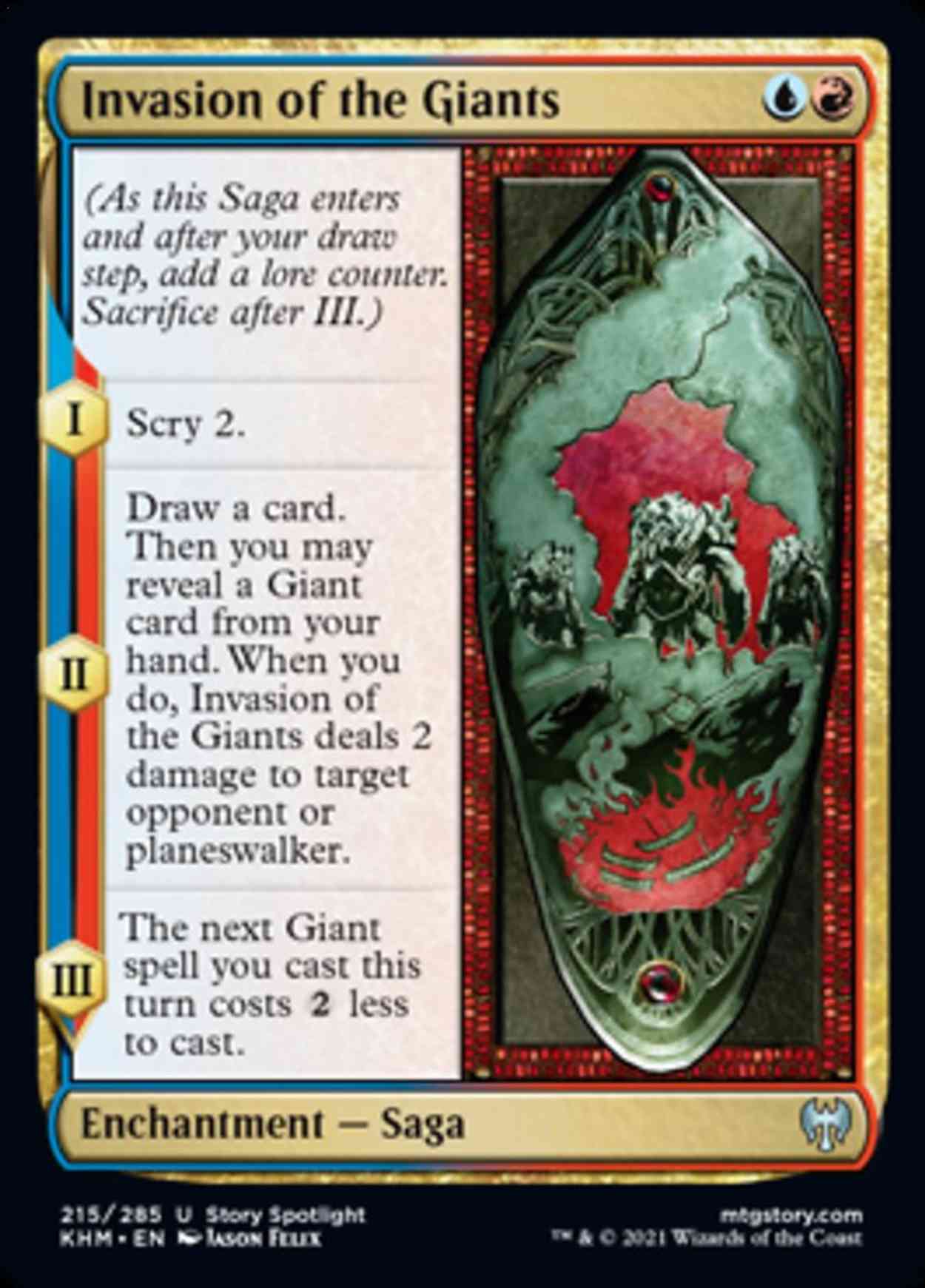 Invasion of the Giants magic card front