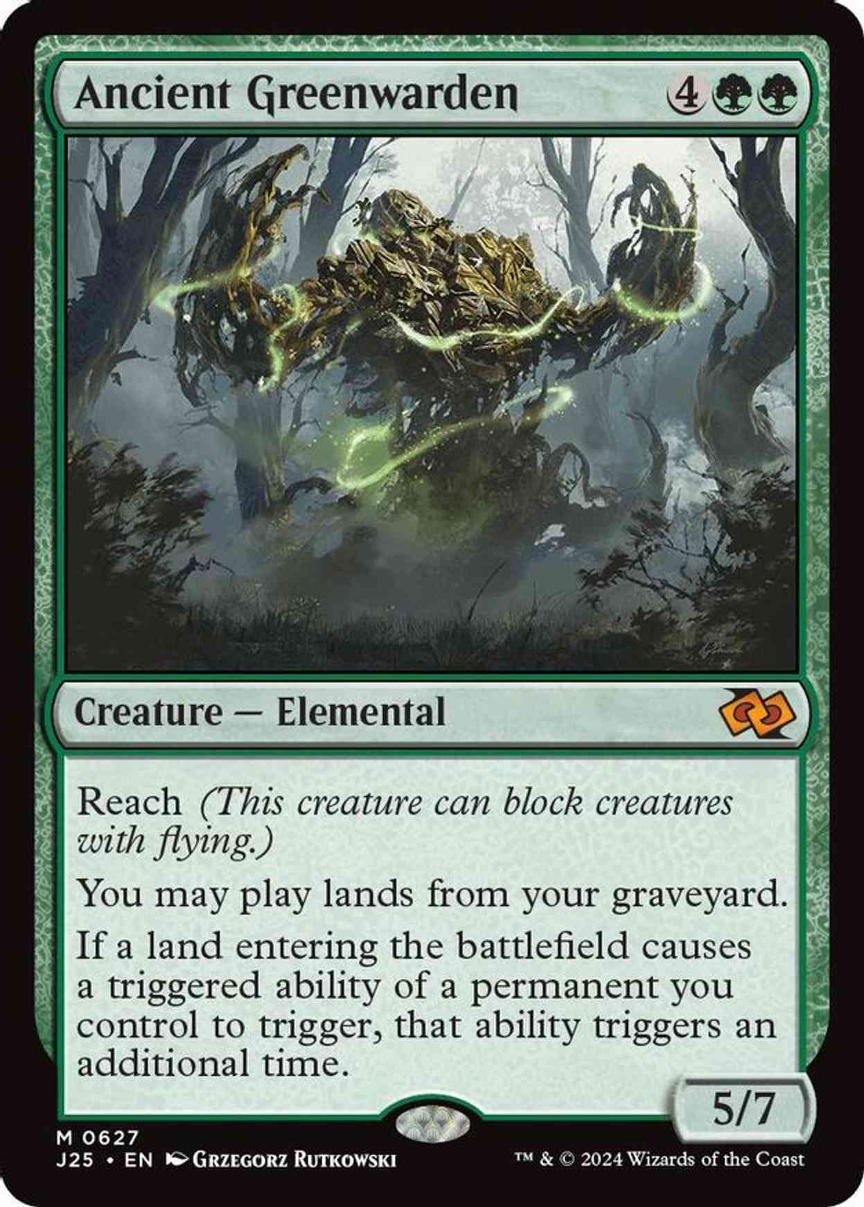 Ancient Greenwarden magic card front