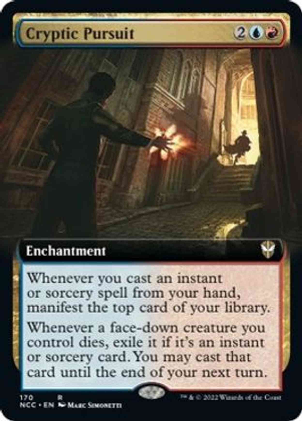 Cryptic Pursuit (Extended Art) magic card front