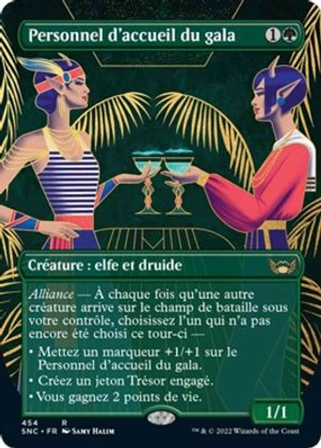 Gala Greeters (French) magic card front