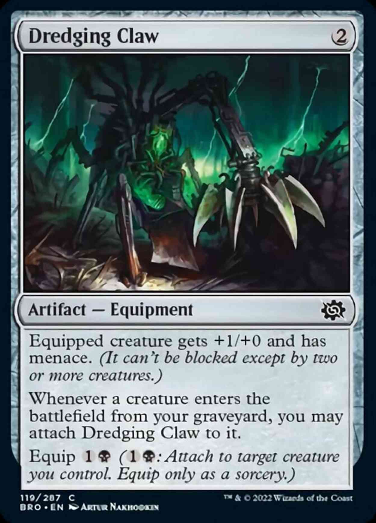 Dredging Claw magic card front