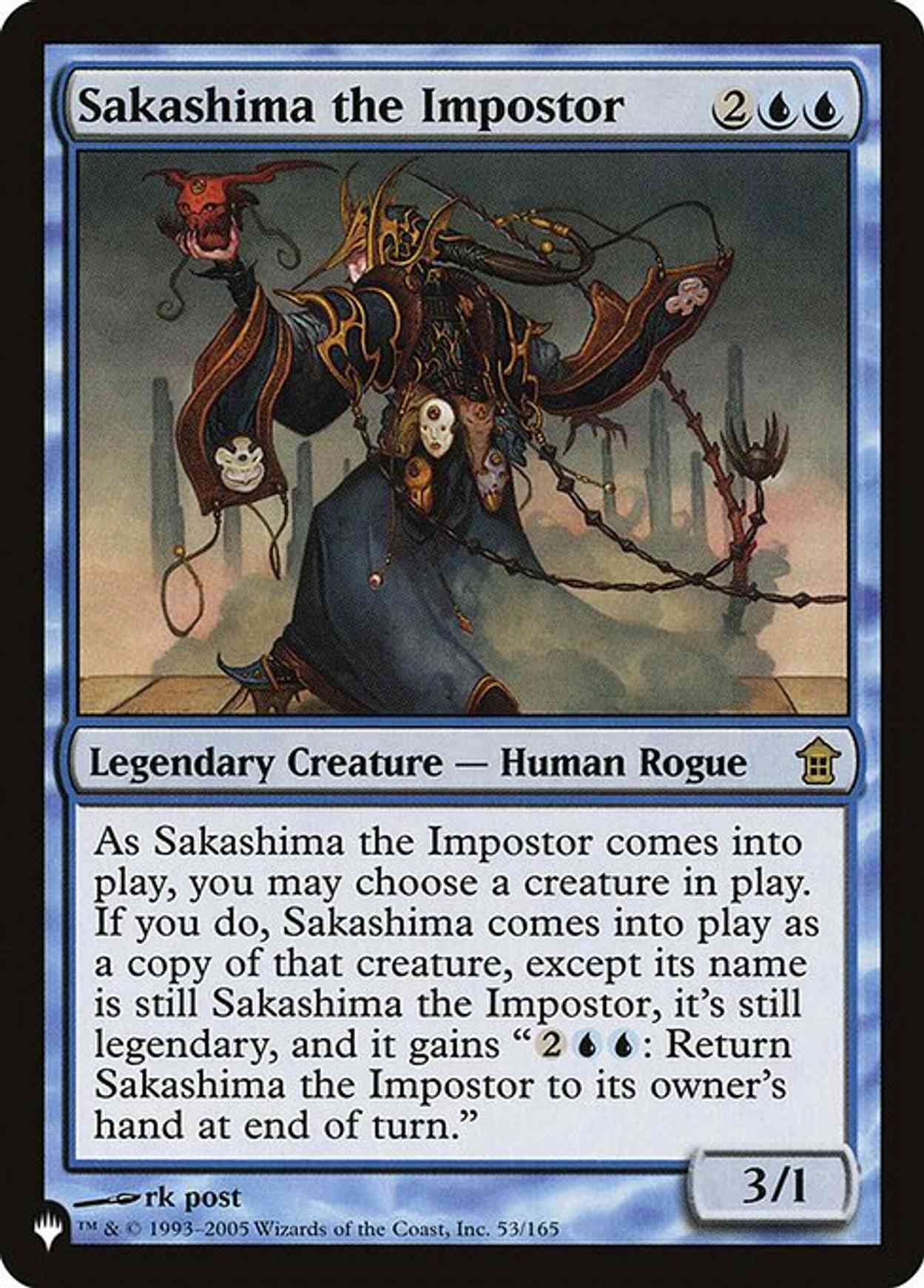 Sakashima the Impostor magic card front